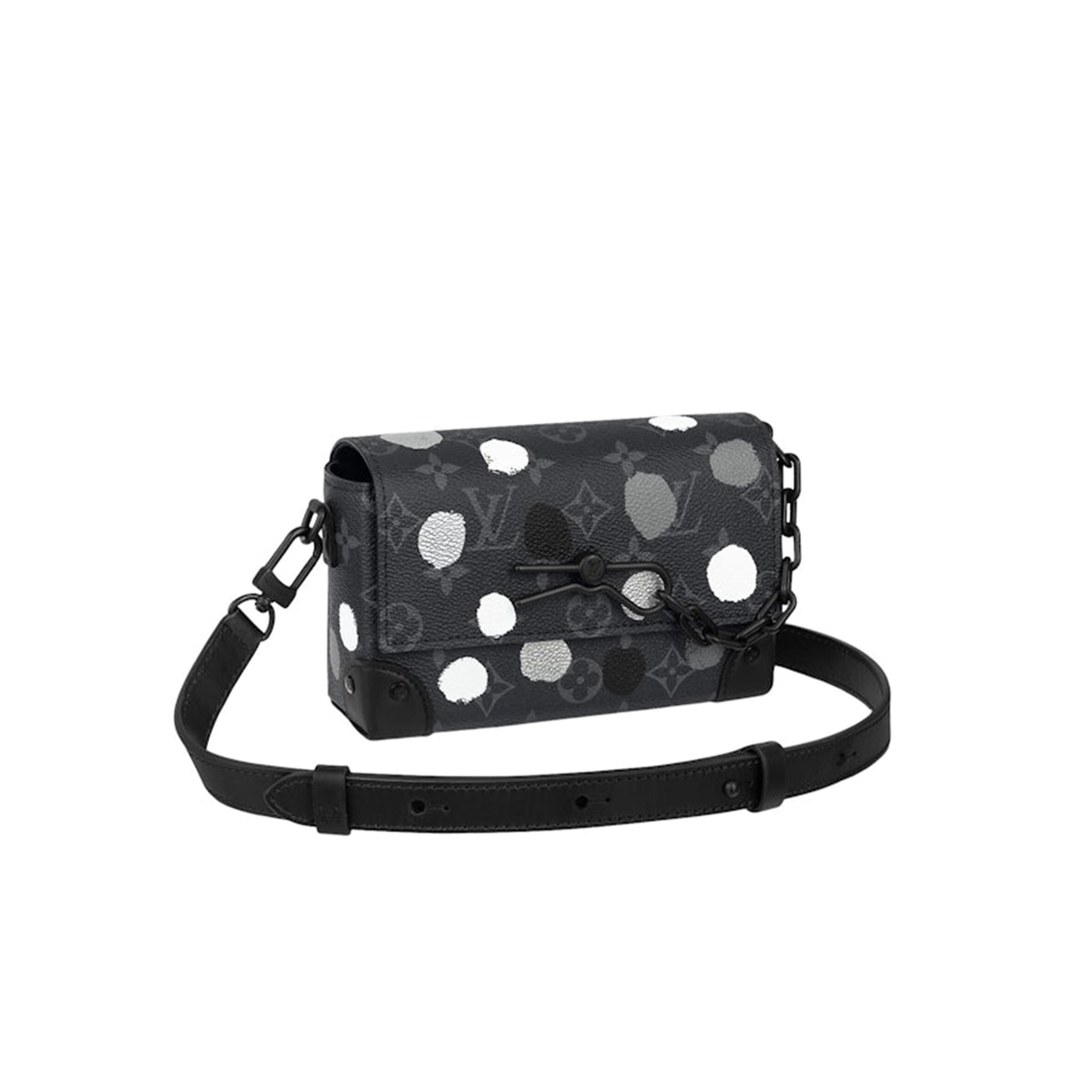 L0vis Vvtt0n X YAYOI KUSAMA STEAMER WEARABLE WALLET M81935 (18*11*6.5cm) Master Quality