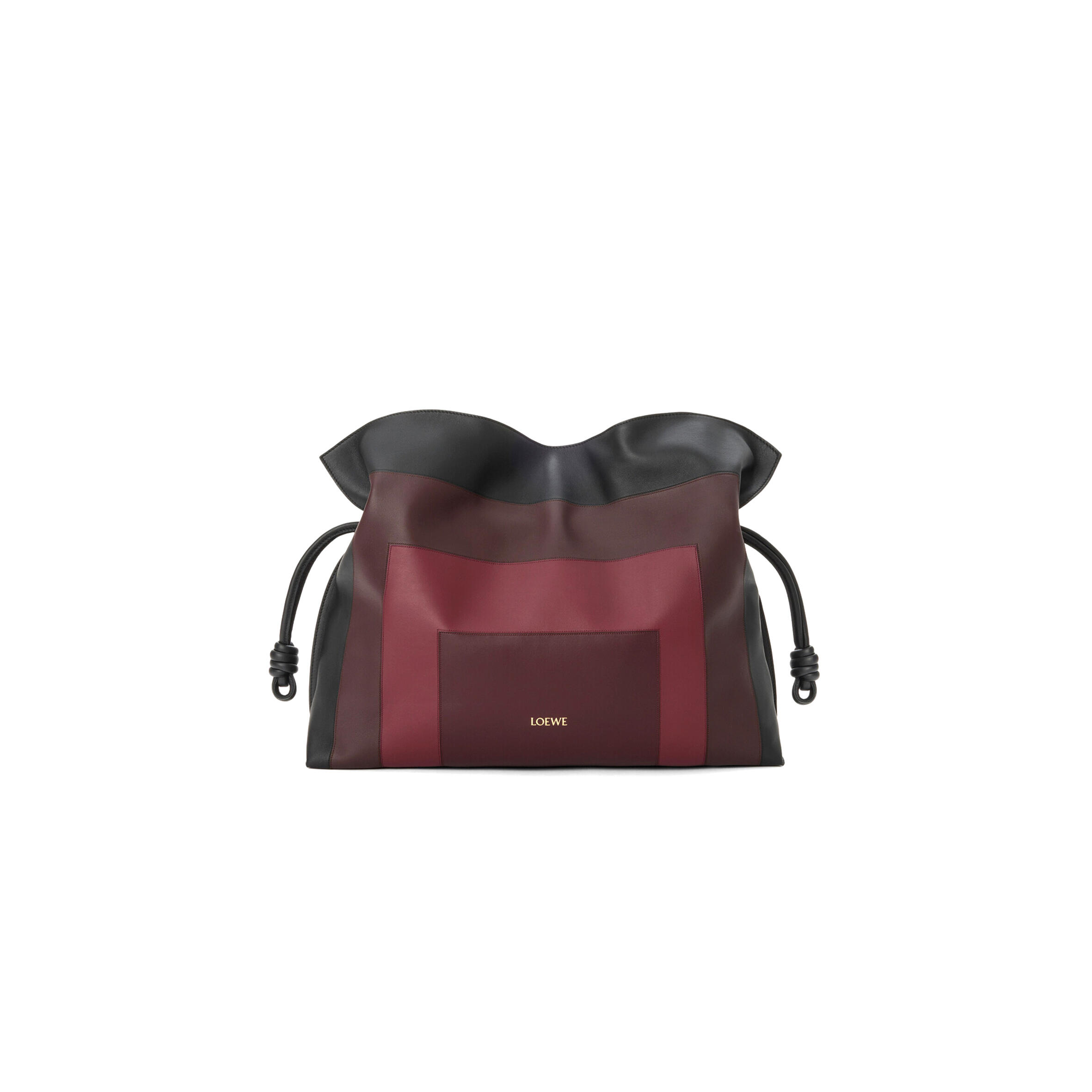 L0ew* X ALBERS XL FLAMENCO CLUTCH IN NAPPA CALFSKIN A411X12X40 (44.7*34.5*21.5cm) Master Quality