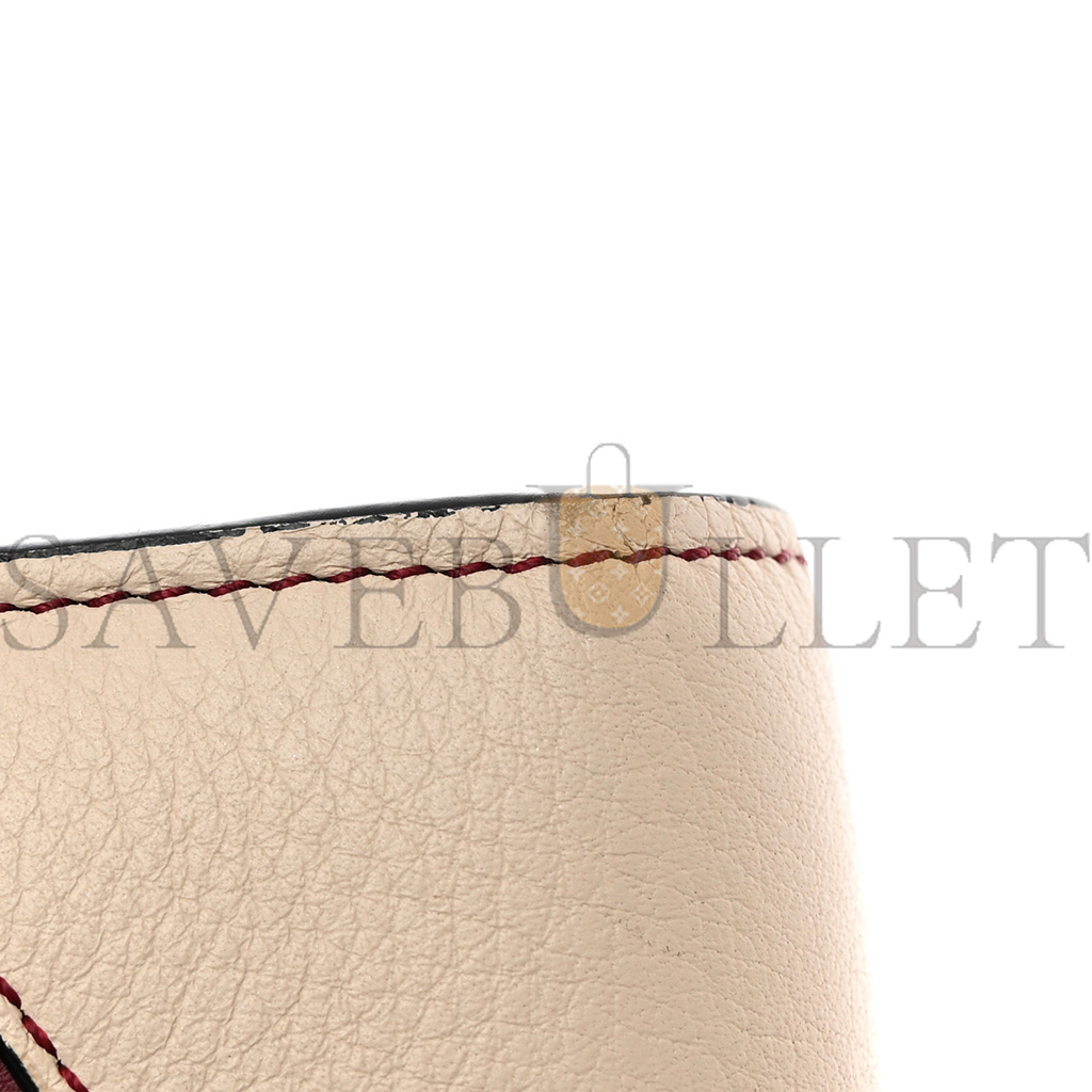 L0ew* CALFSKIN PUZZLE CONTINENTAL WALLET WINE GARNET (19*10*3cm) Master Quality