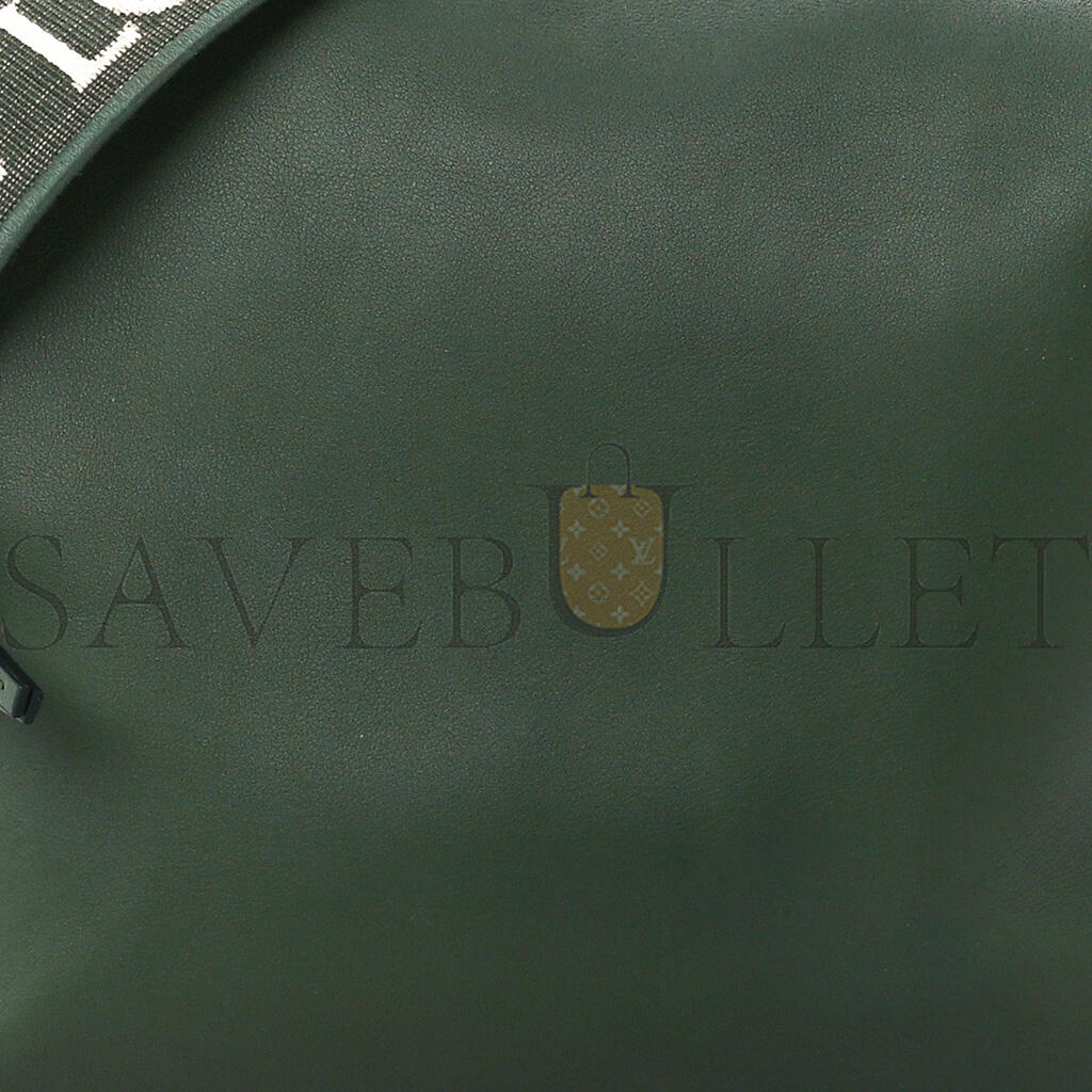 L0ew* S*pPLE SMOOTH CALFSKIN JACQUARD CUBI CROSSBODY BAG GREEN (33*29*17cm) Master Quality