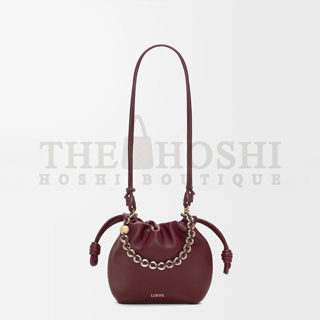 L0ew* MINI FLAMENCO PURSE BAG IN MELLOW NAPPA LAMBSKIN 0010976835 (23*17*5.5cm) Master Quality