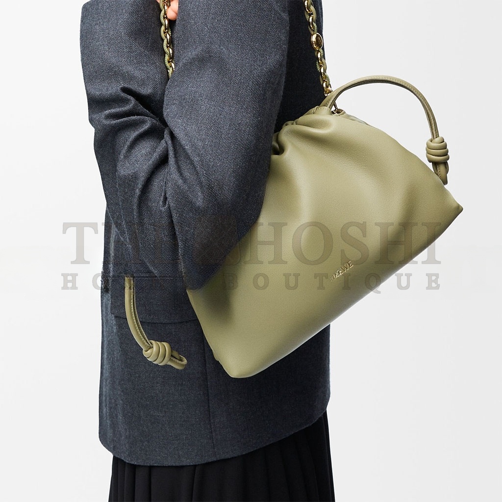 L0ew* MEDIUM FLAMENCO PURSE IN MELLOW NAPPA LAMBSKIN 0011180841 (30*20*10.5cm) Master Quality