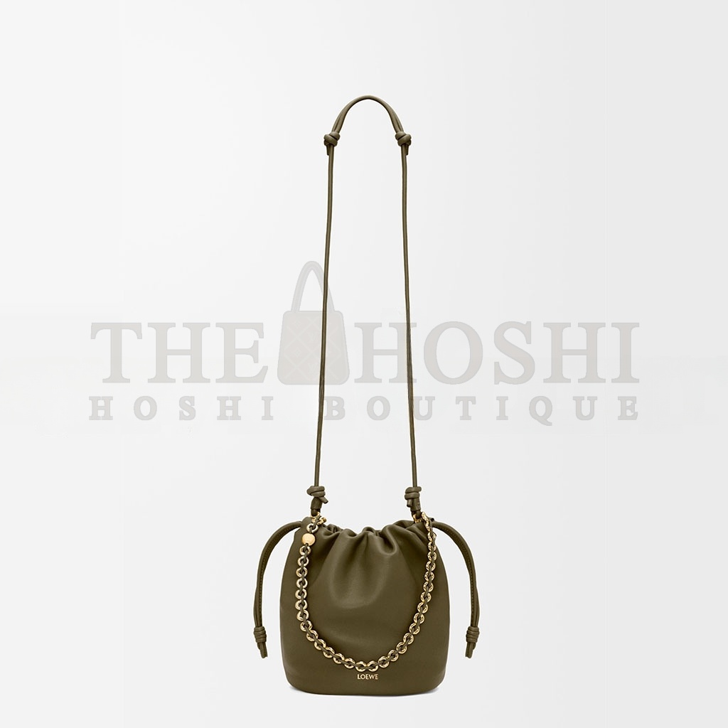 L0ew* FLAMENCO PURSE BUCKET IN MELLOW NAPPA LAMBSKIN 0011091584 (32*24*17cm) Master Quality