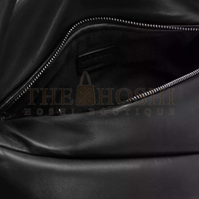 L0ew* PUFFER PUZZLE HOBO BAG IN SHINY NAPPA LAMBSKIN A510J67X13-1100 (28*10*14cm) Master Quality