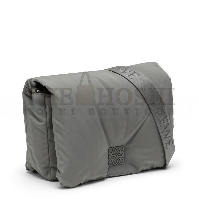 L0ew* GOYA ASPHALT NYLON PUFFER BAG MEN B896G22X01NY (30*20.5*10cm) Master Quality