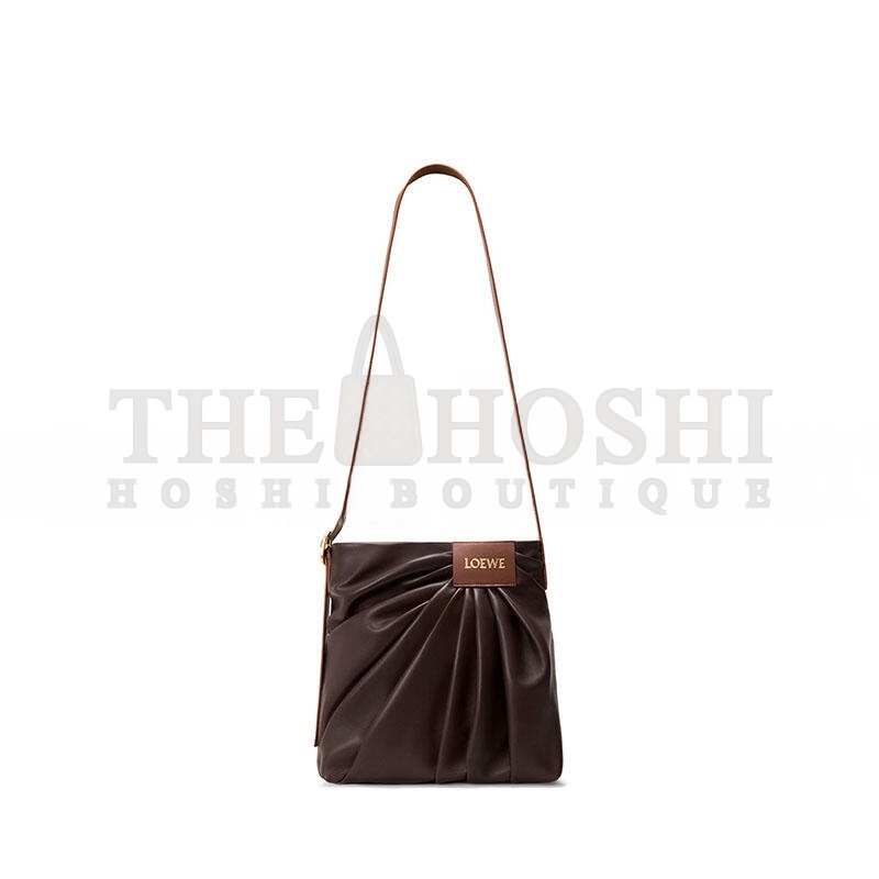 L0ew* DRAPED TOTE IN MELLOW NAPPA LAMBSKIN ADHBDPTX01-0018 (30*29*13cm) Master Quality