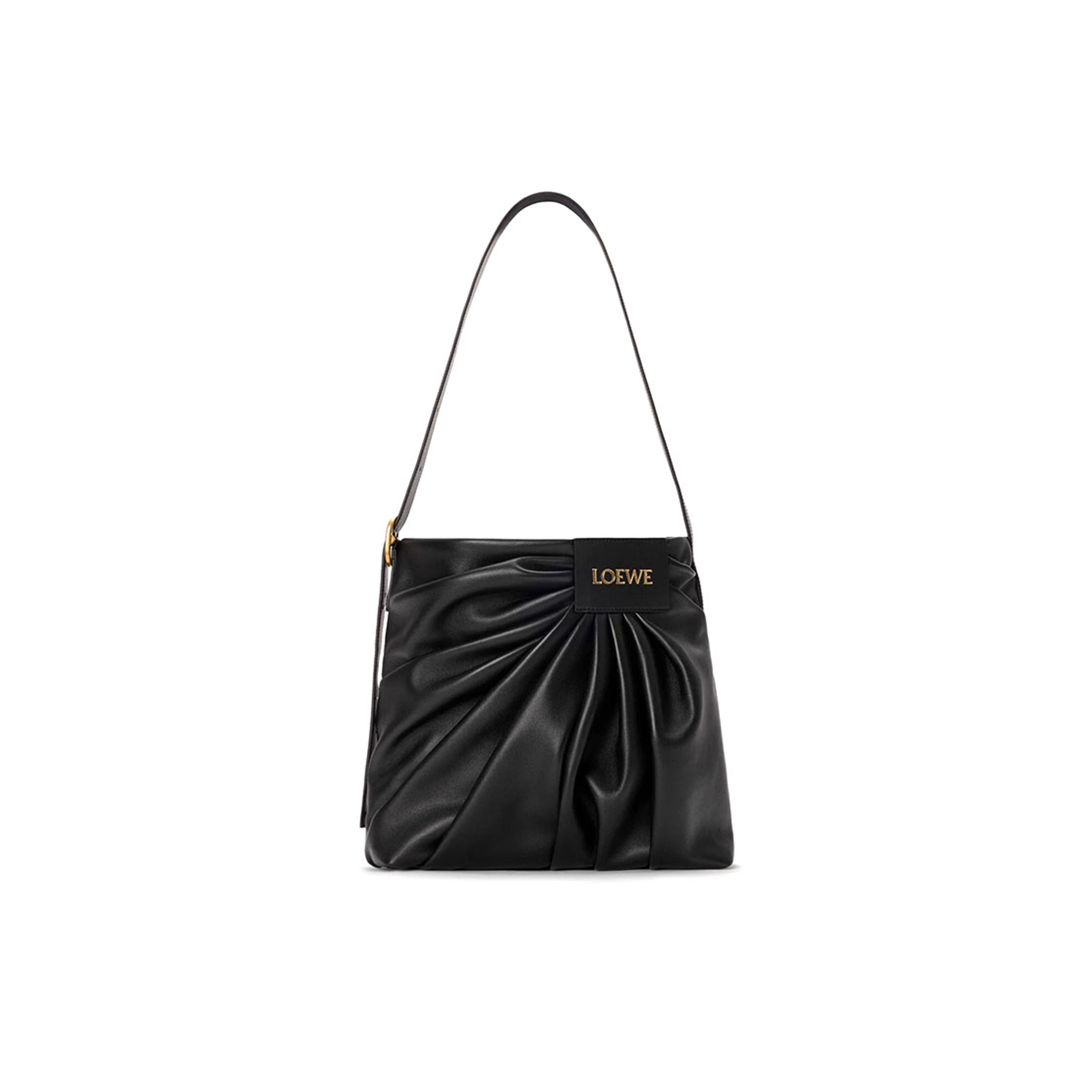 L0ew* DRAPED TOTE IN MELLOW NAPPA LAMBSKIN ADHBDPTX01-1100 (30*29*13cm) Master Quality