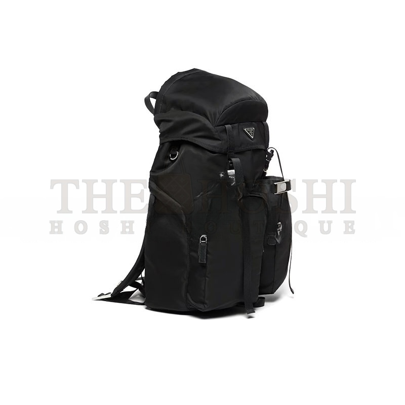 Pra*a RE-NYLON AND SAFFIANO LEATHER BACKPACK 2VZ019 (53.5*32*16.5cm) Master Quality