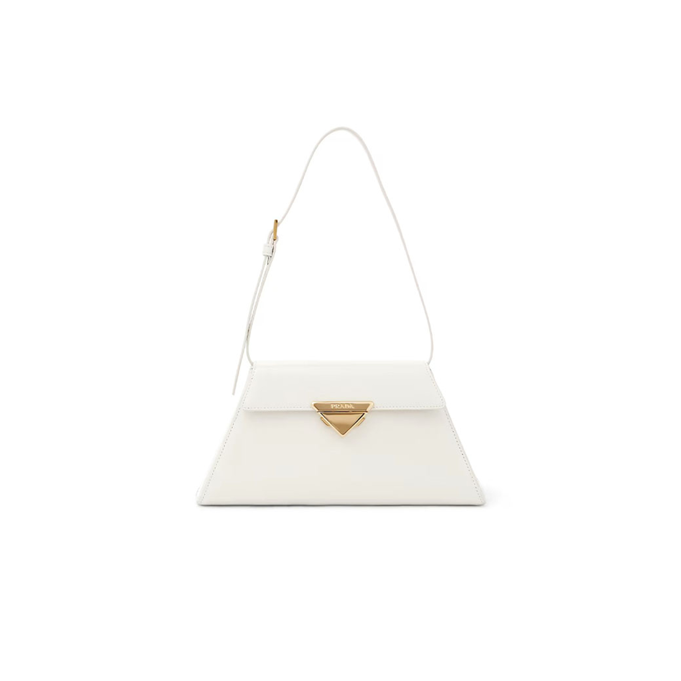 Pra*a LEATHER SHOULDER BAG 1BD343 (28.5*14*7cm) Master Quality