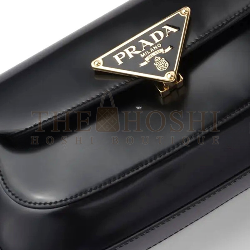 Pra*a BRUSHED LEATHER SHOULDER BAG 1BD345 (24*11*4cm) Master Quality