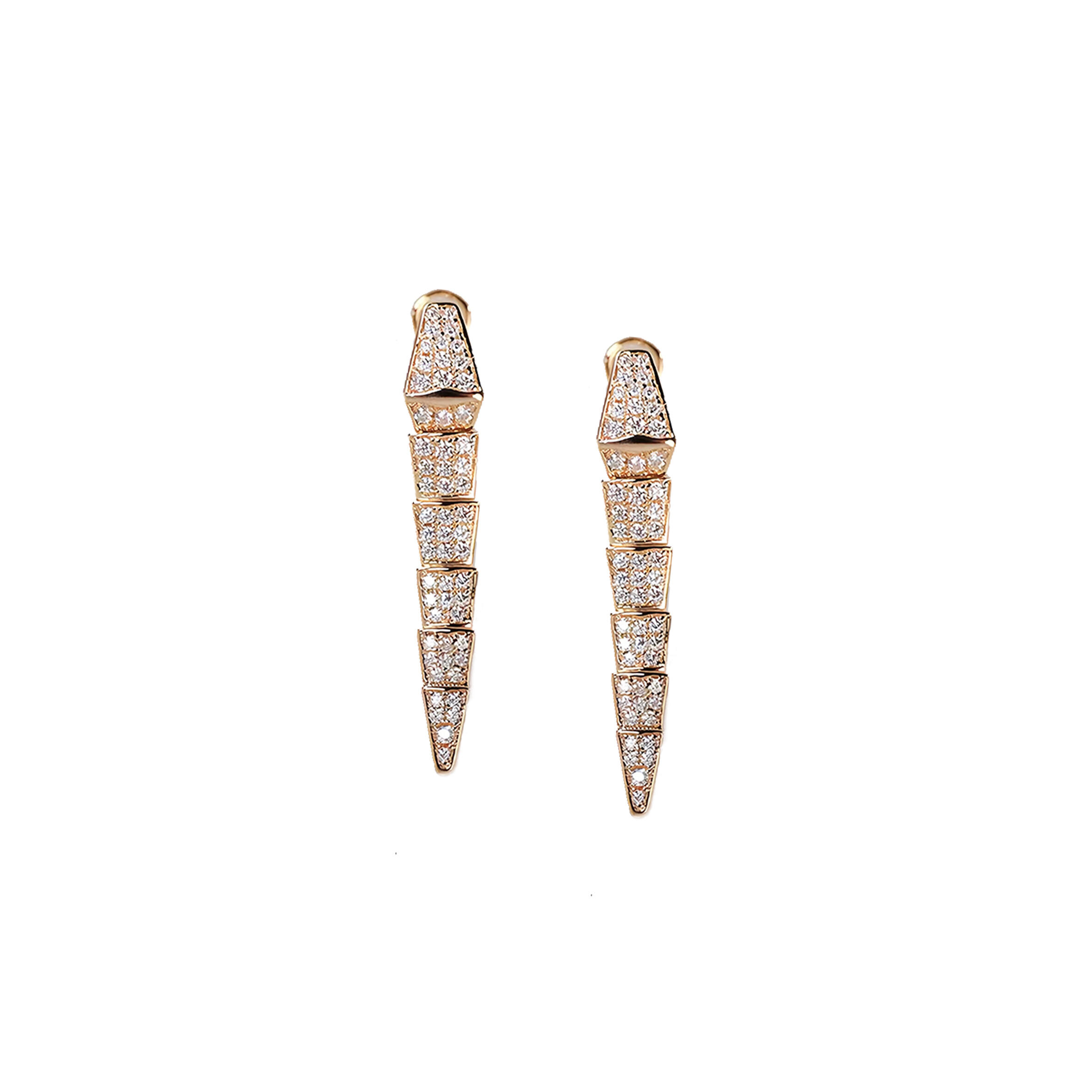 Bv1g*ai SERPENTI VIPER EARRINGS Master Quality