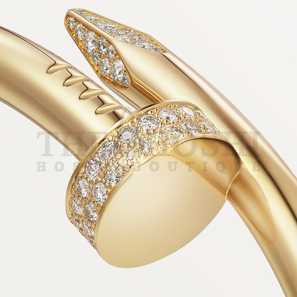 Ca*t1er  JUSTE UN CLOU BRACELET, MEDIUM MODEL N6721517 Master Quality