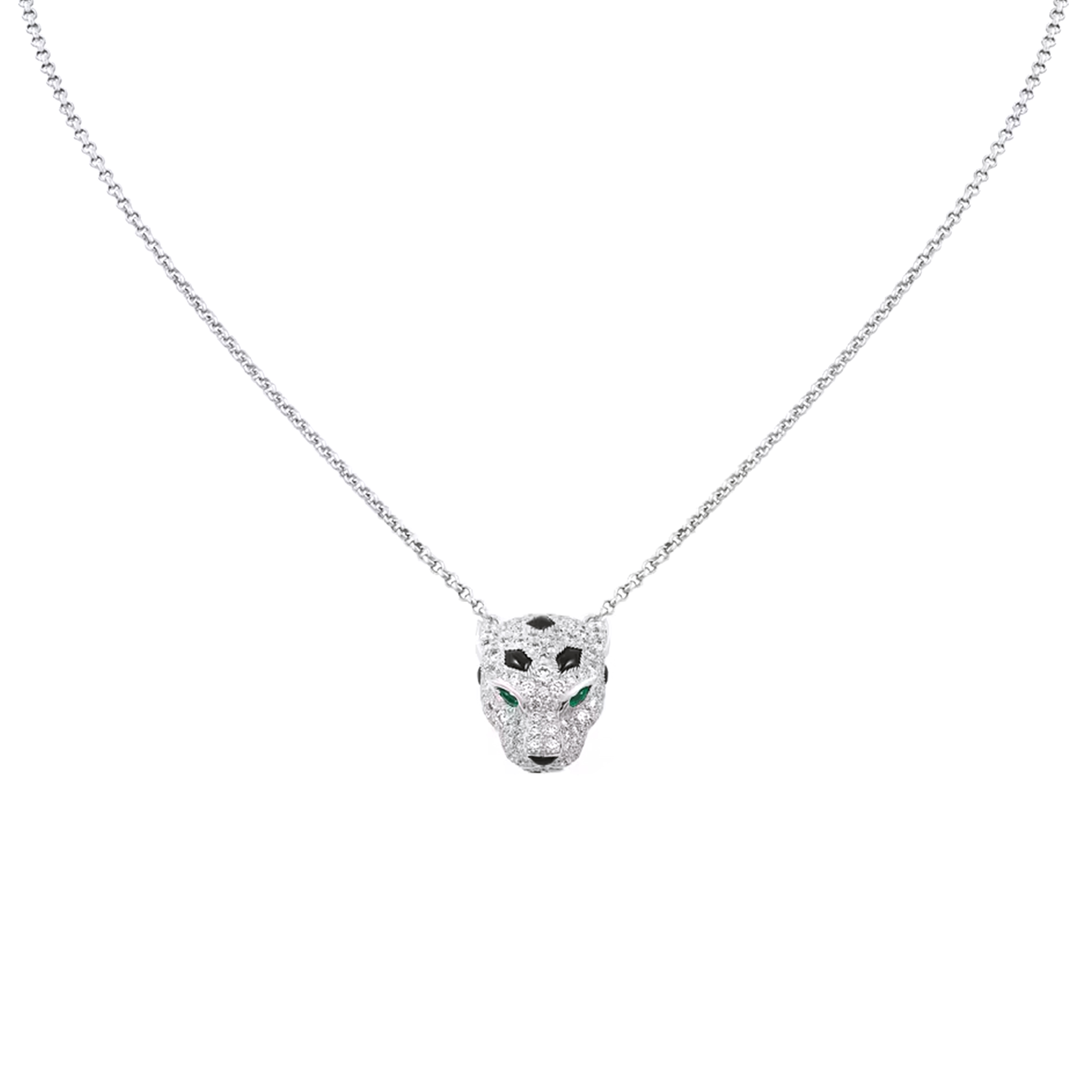 Ca*t1er PANTHÈRE DE Ca*t1er PENDANT, PAVED N7424342 Master Quality