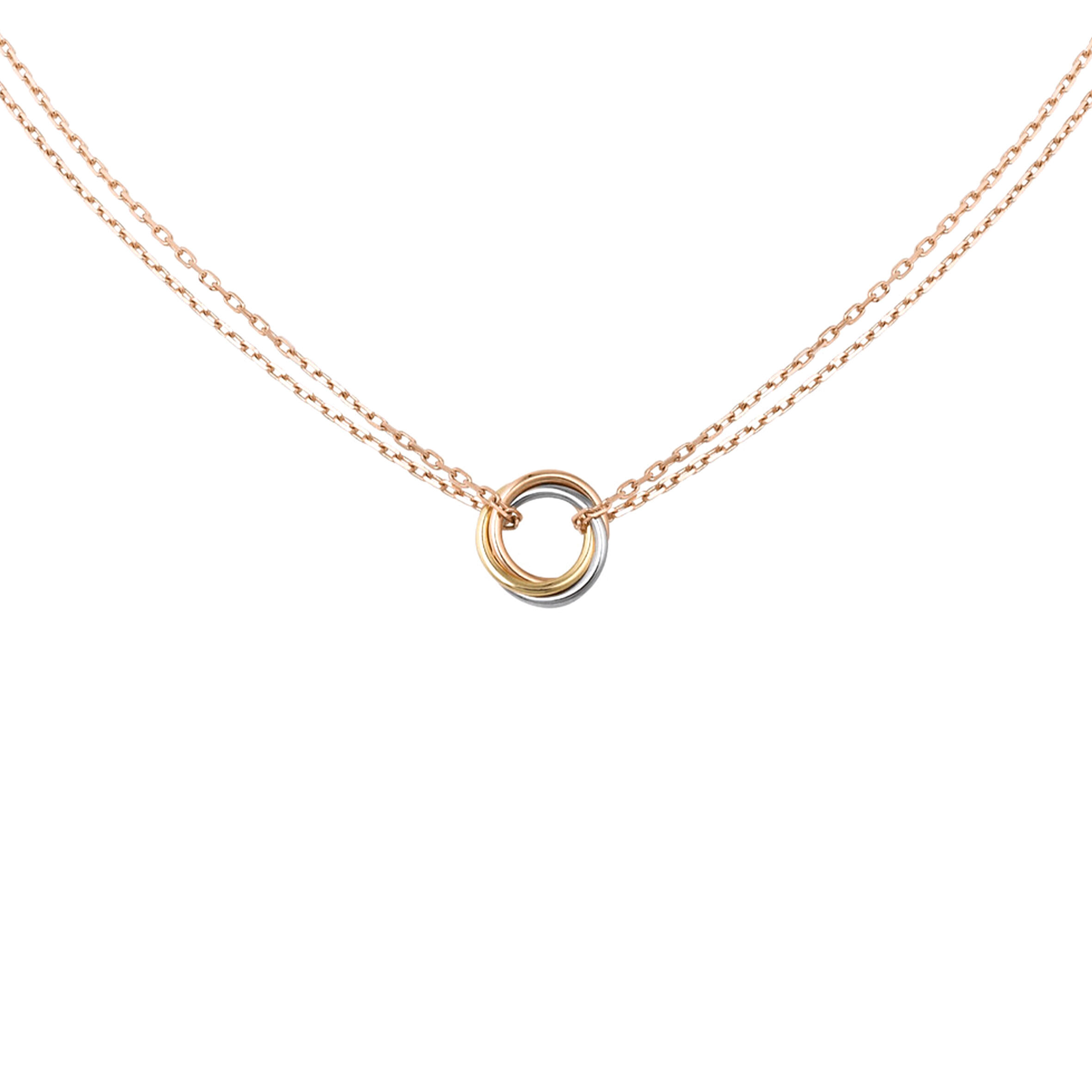 Ca*t1er TRINITY NECKLACE B7218200 Master Quality