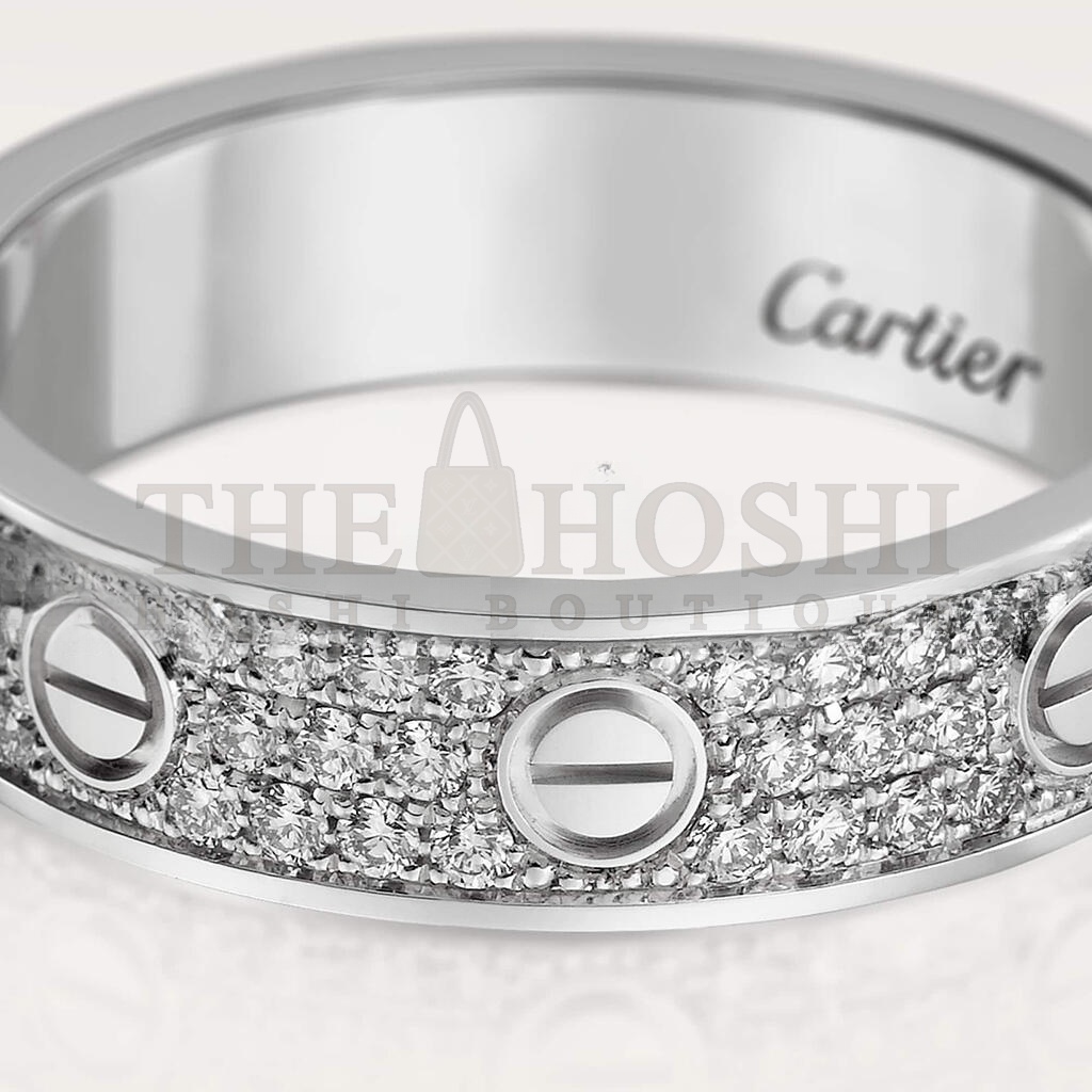 Ca*t1er  LOVE WEDDING BAND, D1am0nd-PAVED B4083400 Master Quality