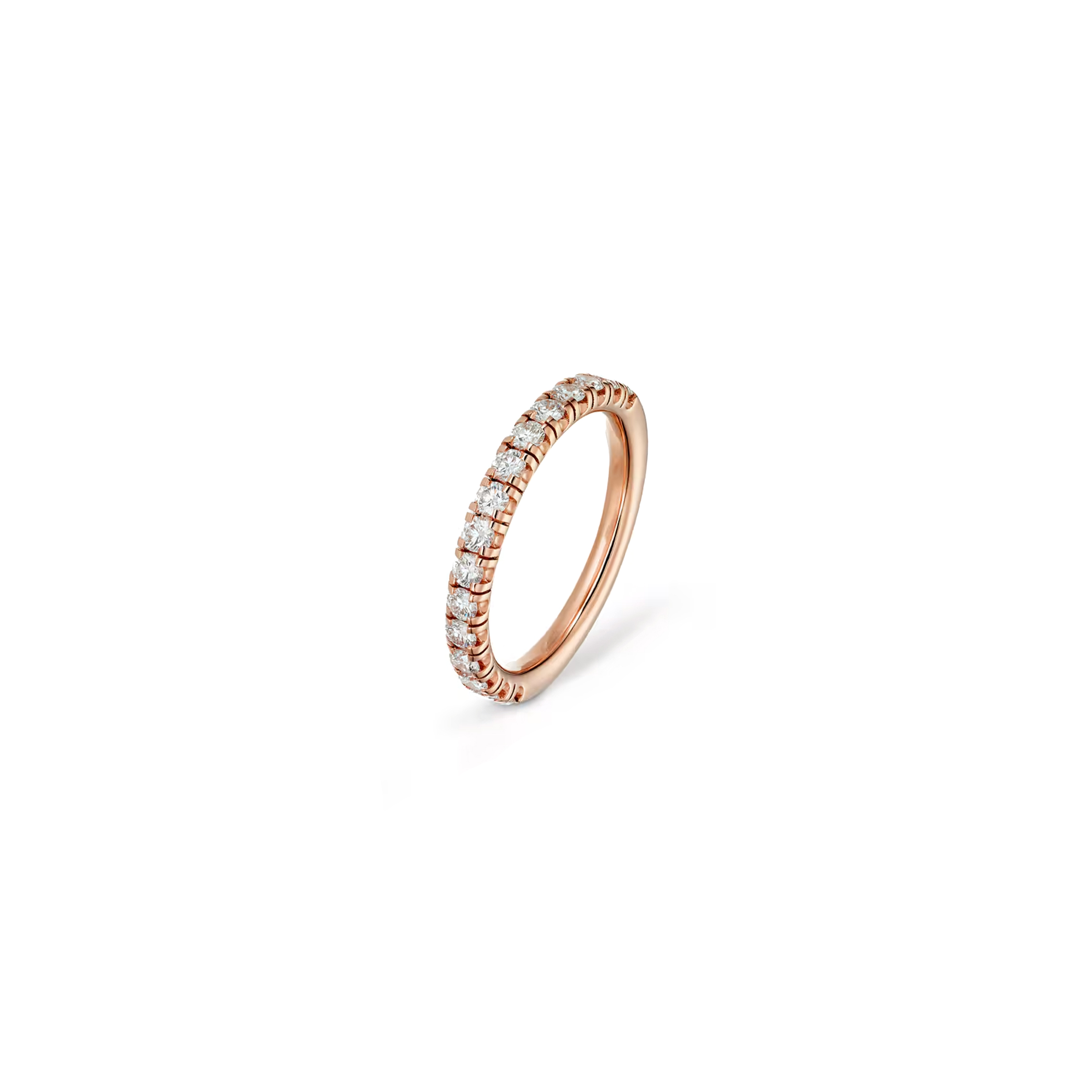 Ca*t1er ETINCELLE DE Ca*t1er WEDDING RING, WIDTH 2 MM, SEMI-PAVED B4221800 Master Quality