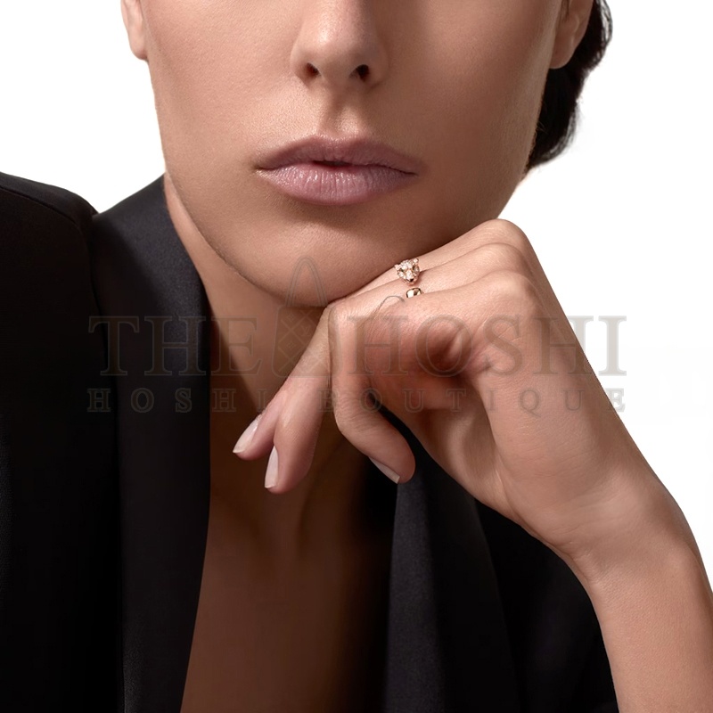 Ca*t1er PANTHÈRE DE Ca*t1er RING, SMALL MODEL, SEMI-PAVED N4765800 Master Quality