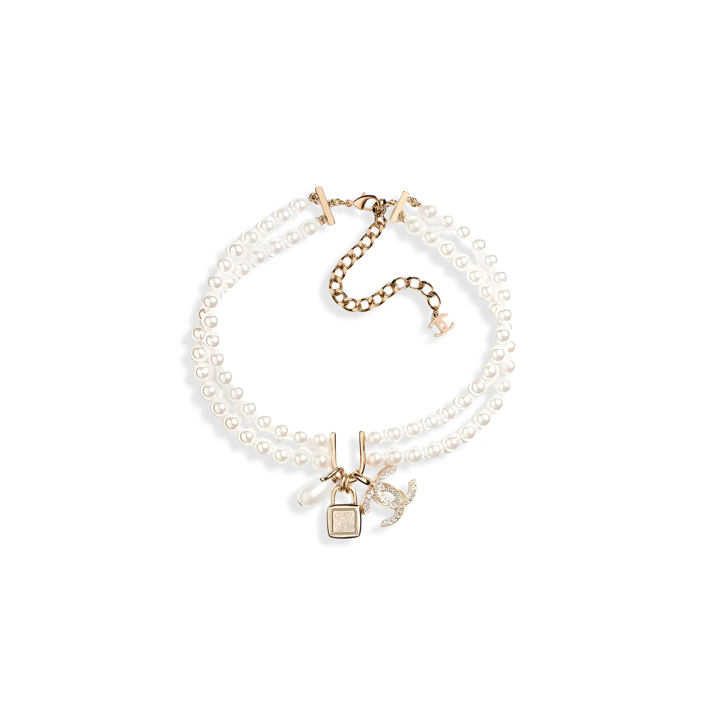 Ch**el PEARL NECKLACE ABA470 Master Quality