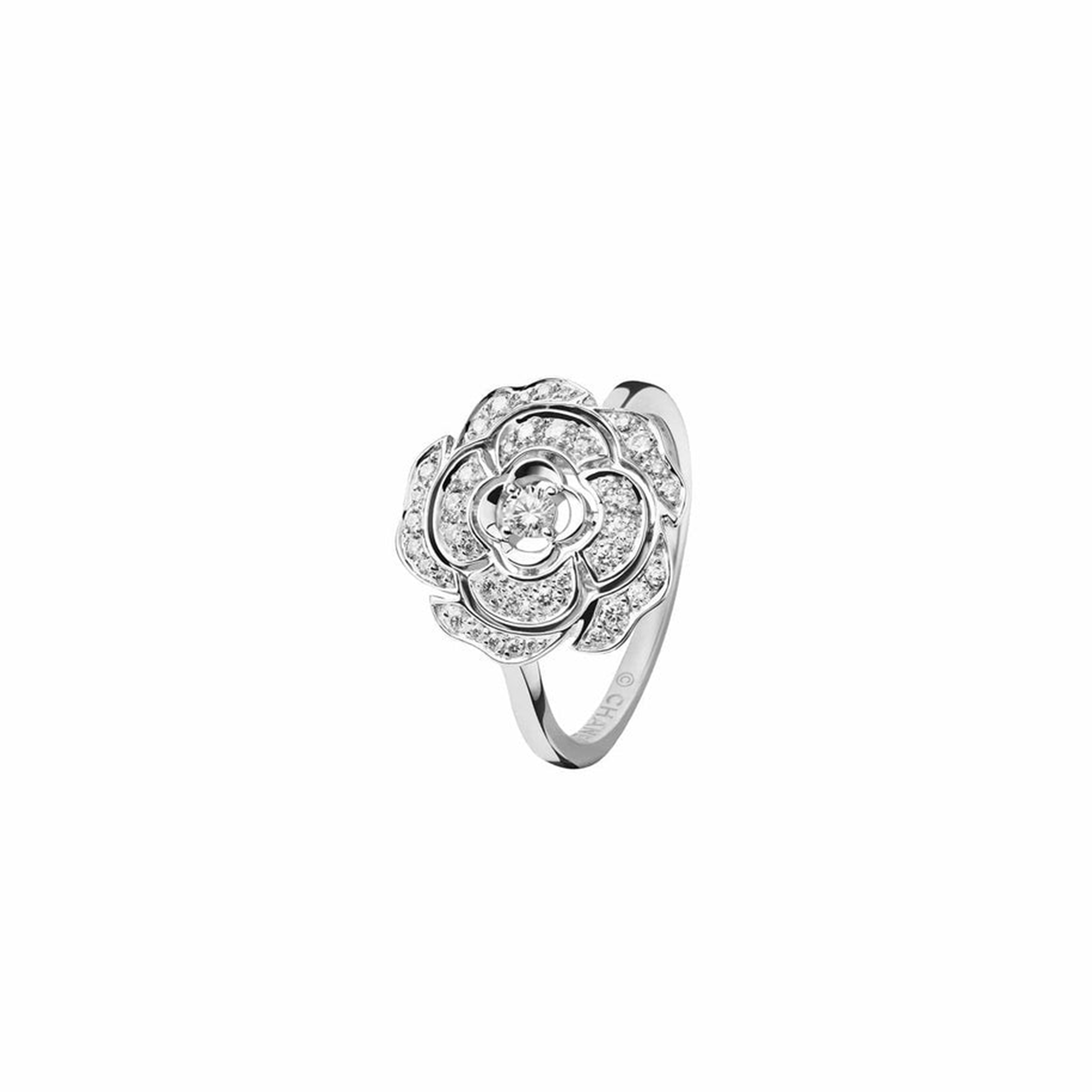 Ch**el BOUTON DE CAMÉLIA RING J11188 Master Quality