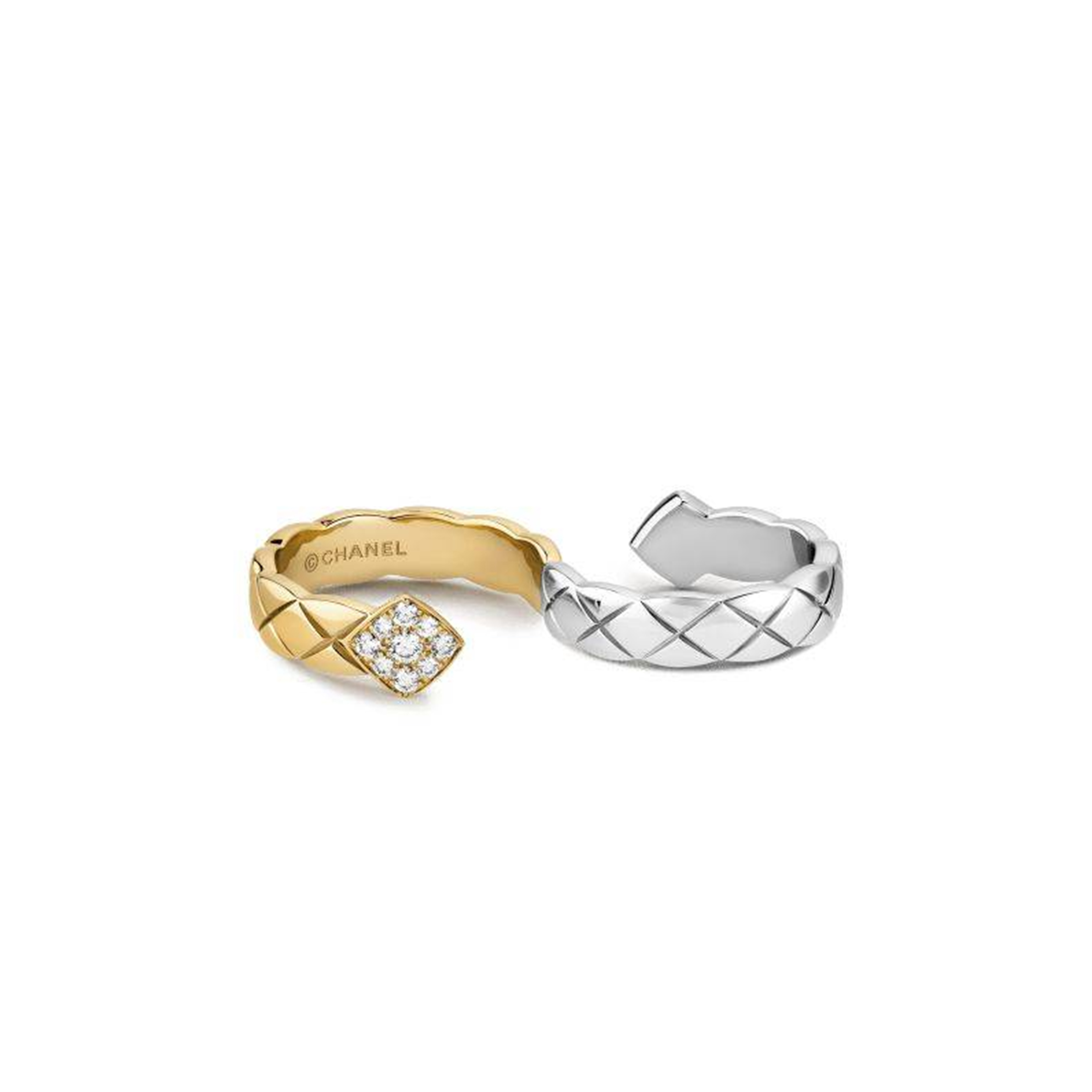 Ch**el COCO CRUSH TWO-FINGER RING J11655 Master Quality