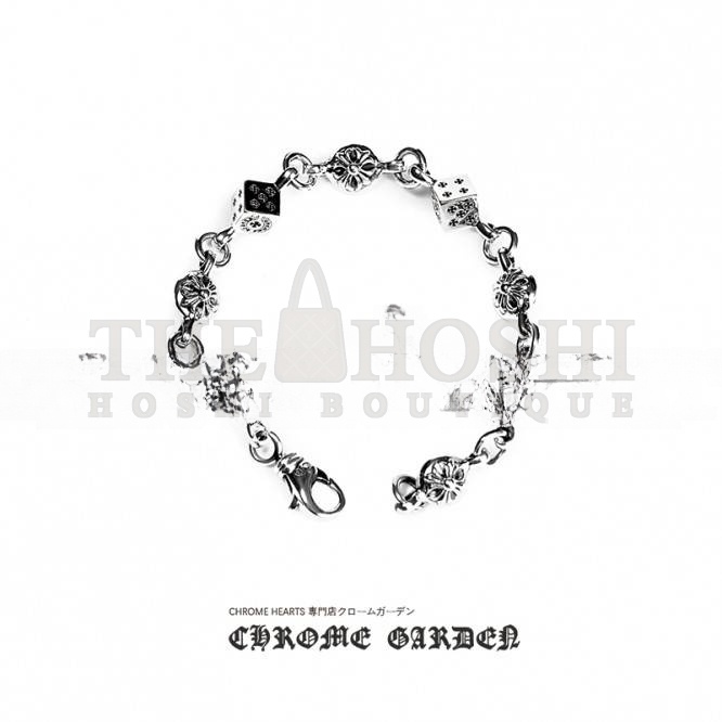 Ch*0me He**ts DICE AND CROSSBALL BRACELET Master Quality
