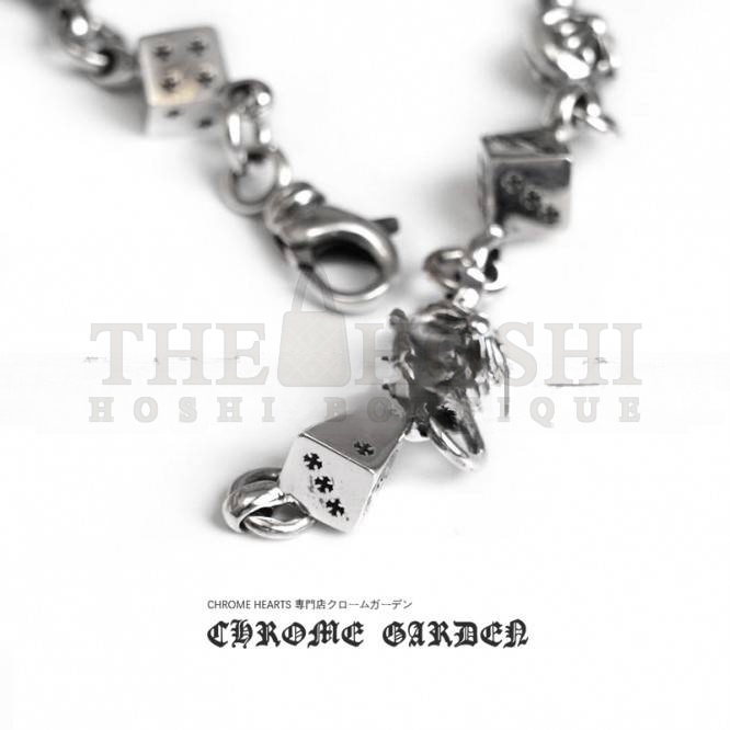Ch*0me He**ts DICE AND CROSSBALL BRACELET Master Quality