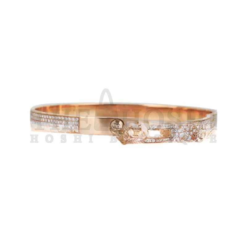 H**me5 KELLY D1am0nd BRACELET MODEL IN 18K YELLOW GOLD WITH Master Quality