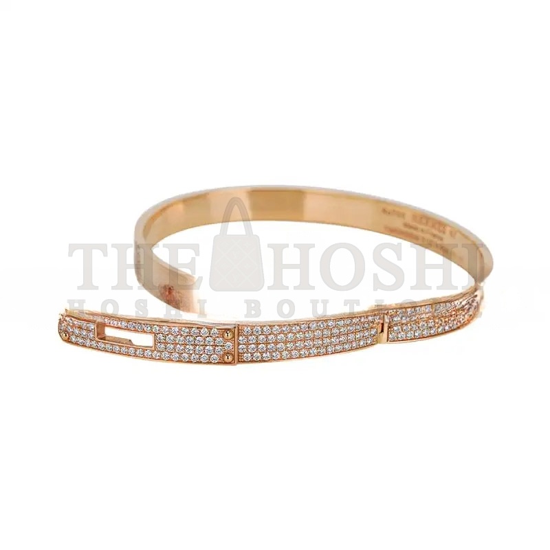 H**me5 KELLY D1am0nd BRACELET MODEL IN 18K YELLOW GOLD WITH Master Quality