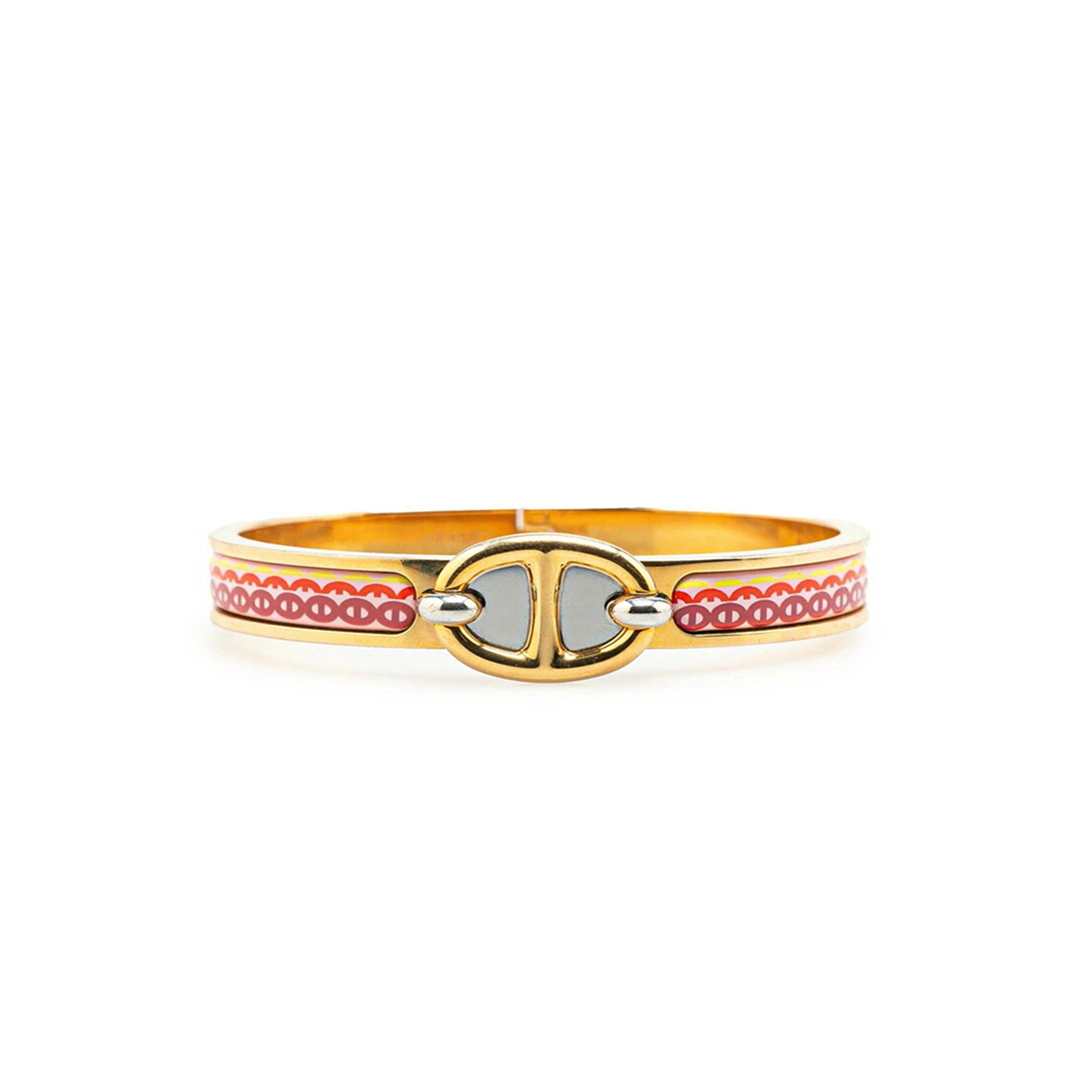 H**me5 MINI CLICK PM CHAINE D'ANCRE BRACELET GOLD PINK PLATED Master Quality