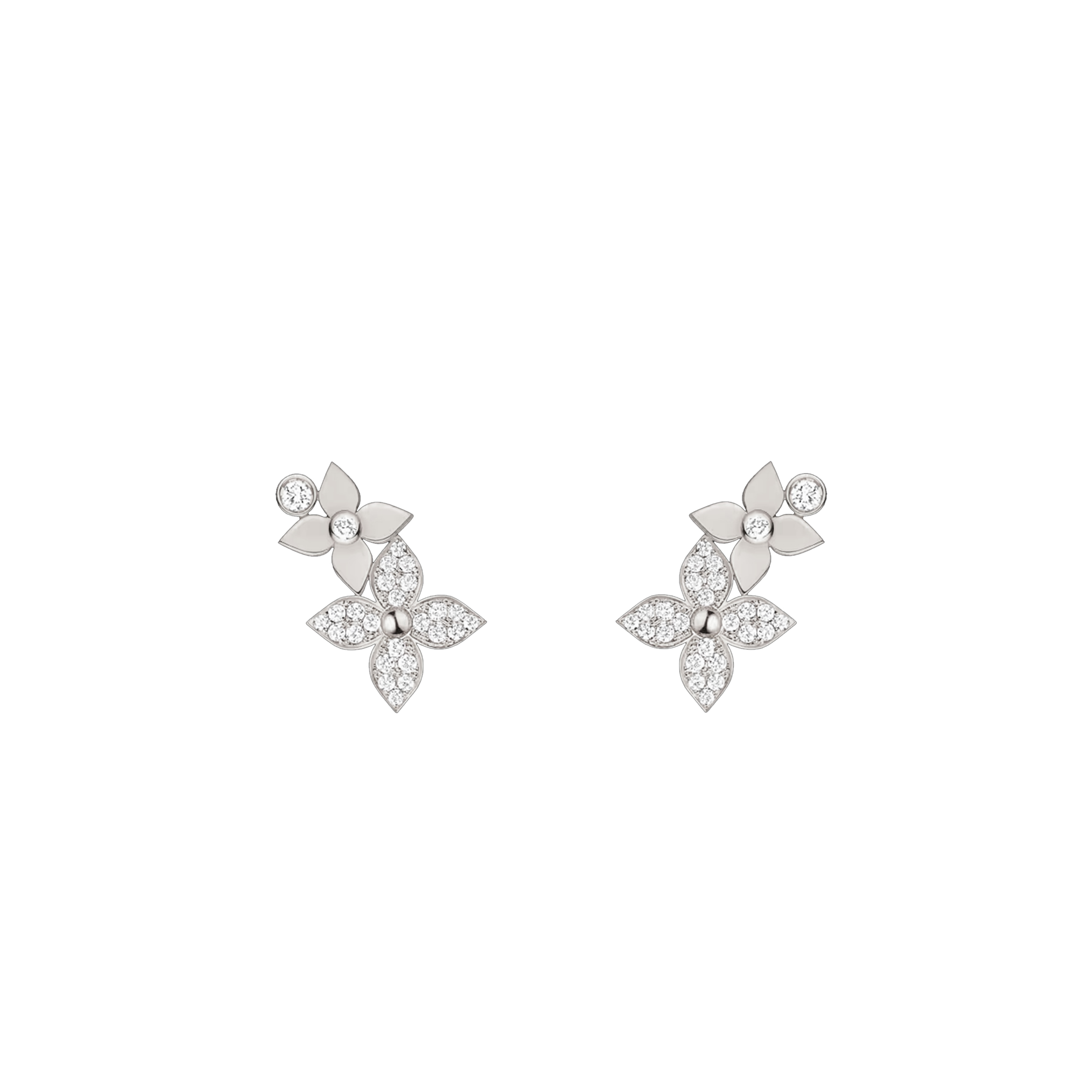 L0vis Vvtt0n IDYLLE BLOSSOM RIGHT EARRING PINK GOLD AND D1am0ndS  PER UNIT Q96947 Master Quality
