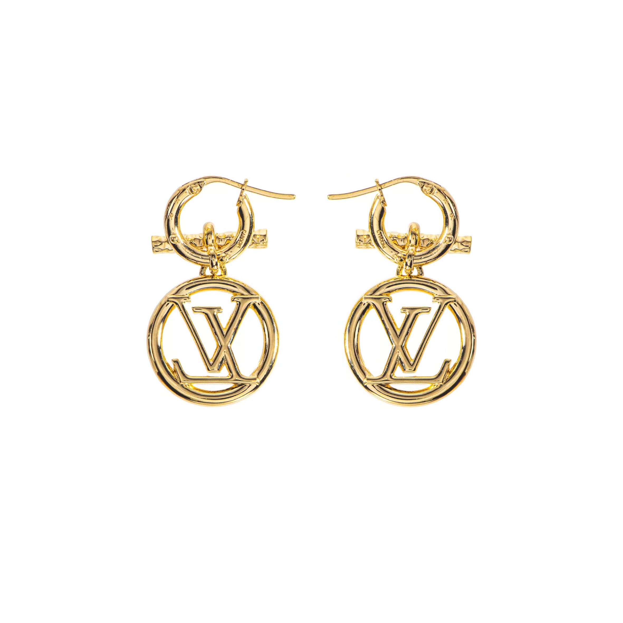 L0vis Vvtt0n EARRINGS BOOKLE DEREILLE BABY L0visE LV HOOP GOLD GP M00613 Master Quality