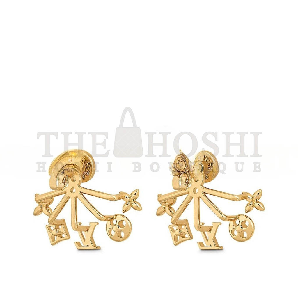 L0vis Vvtt0n METAL CRUISER EARRINGS GOLD M00601 Master Quality