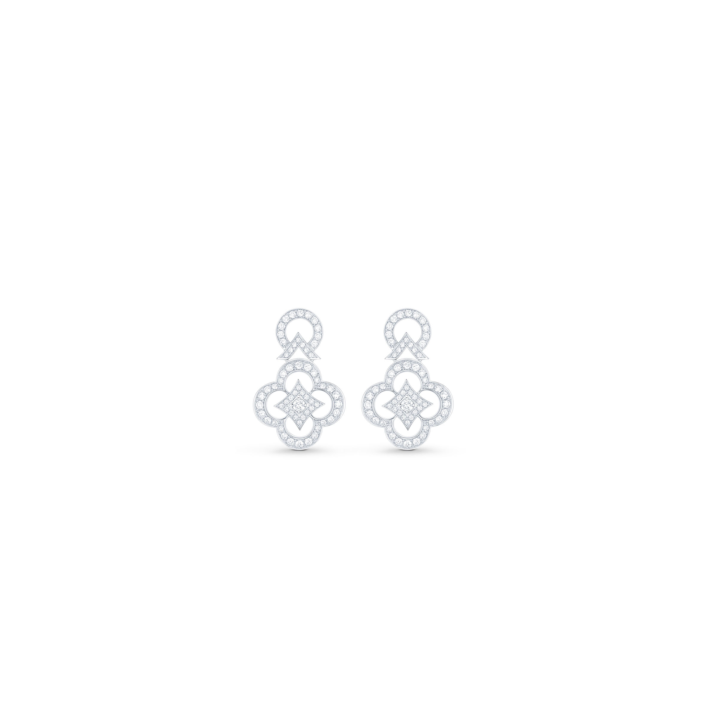 L0vis Vvtt0n LES ARDENTES EARRINGS, WHITE GOLD AND D1am0ndS Q96819 Master Quality