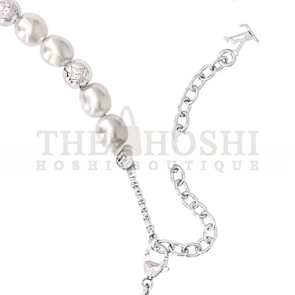 L0vis Vvtt0n LV MONOGRAM PEARLS NECKLACE M01783 Master Quality