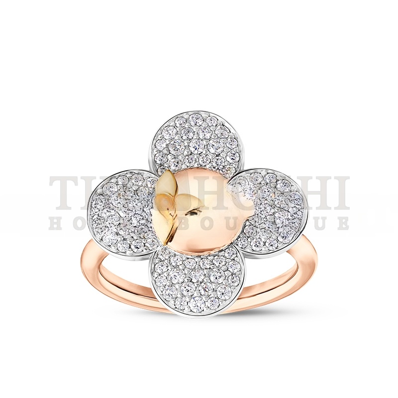 L0vis Vvtt0n VIVIENNE RING, 3 GOLDS AND D1am0ndS Q0T48G Master Quality