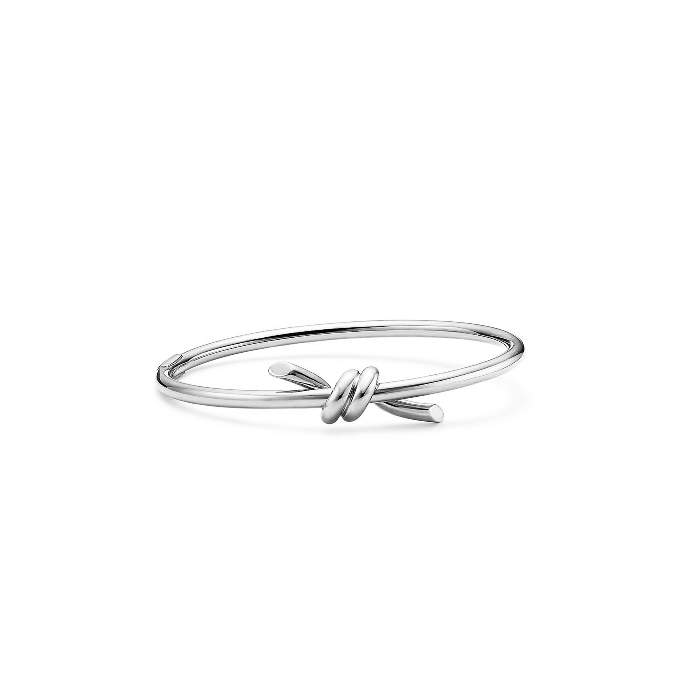 T*f*ny WIRE BANGLE IN WHITE GOLD 70414960 Master Quality