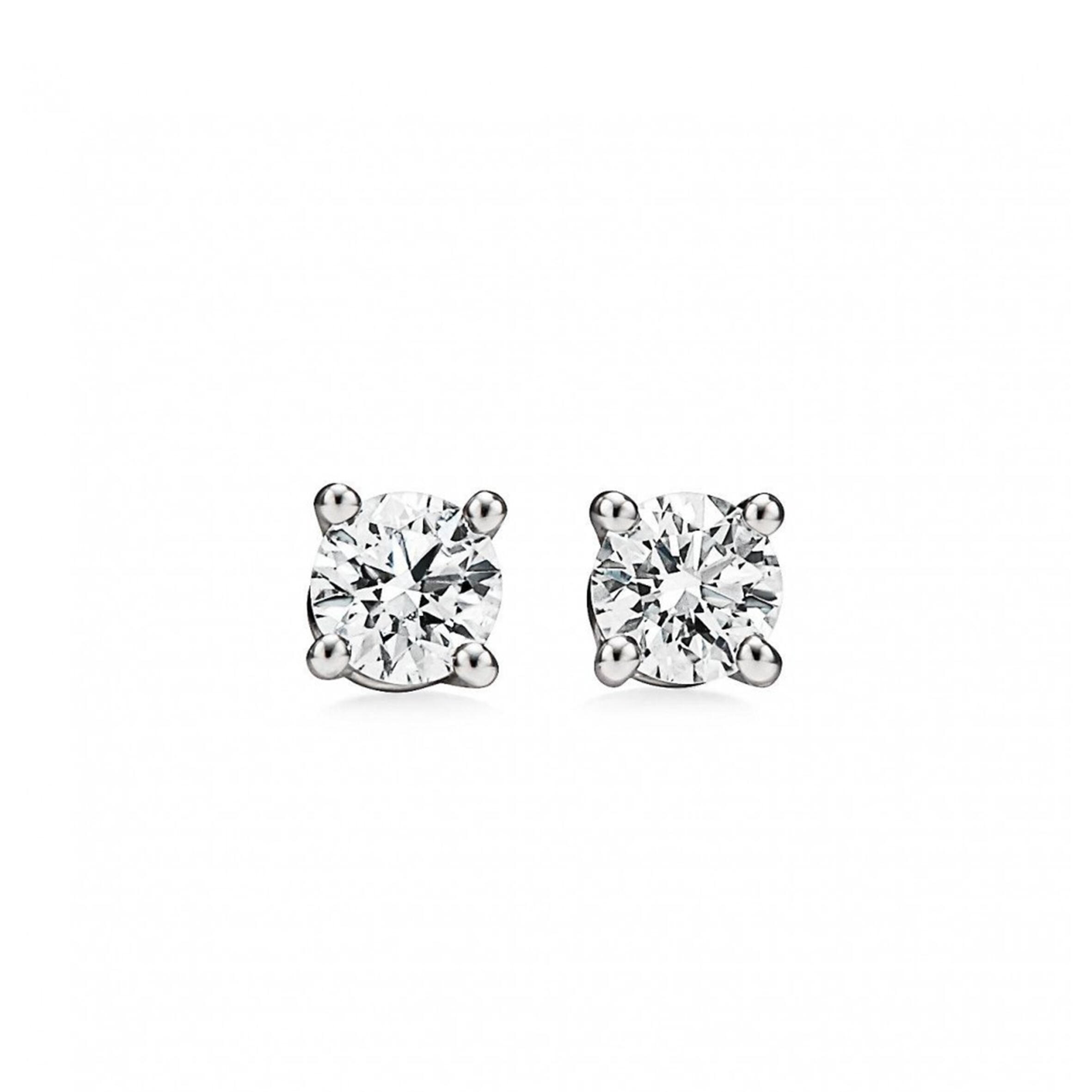 T*f*ny SOLITAIRE D1am0nd STUD EARRINGS 60006690 Master Quality