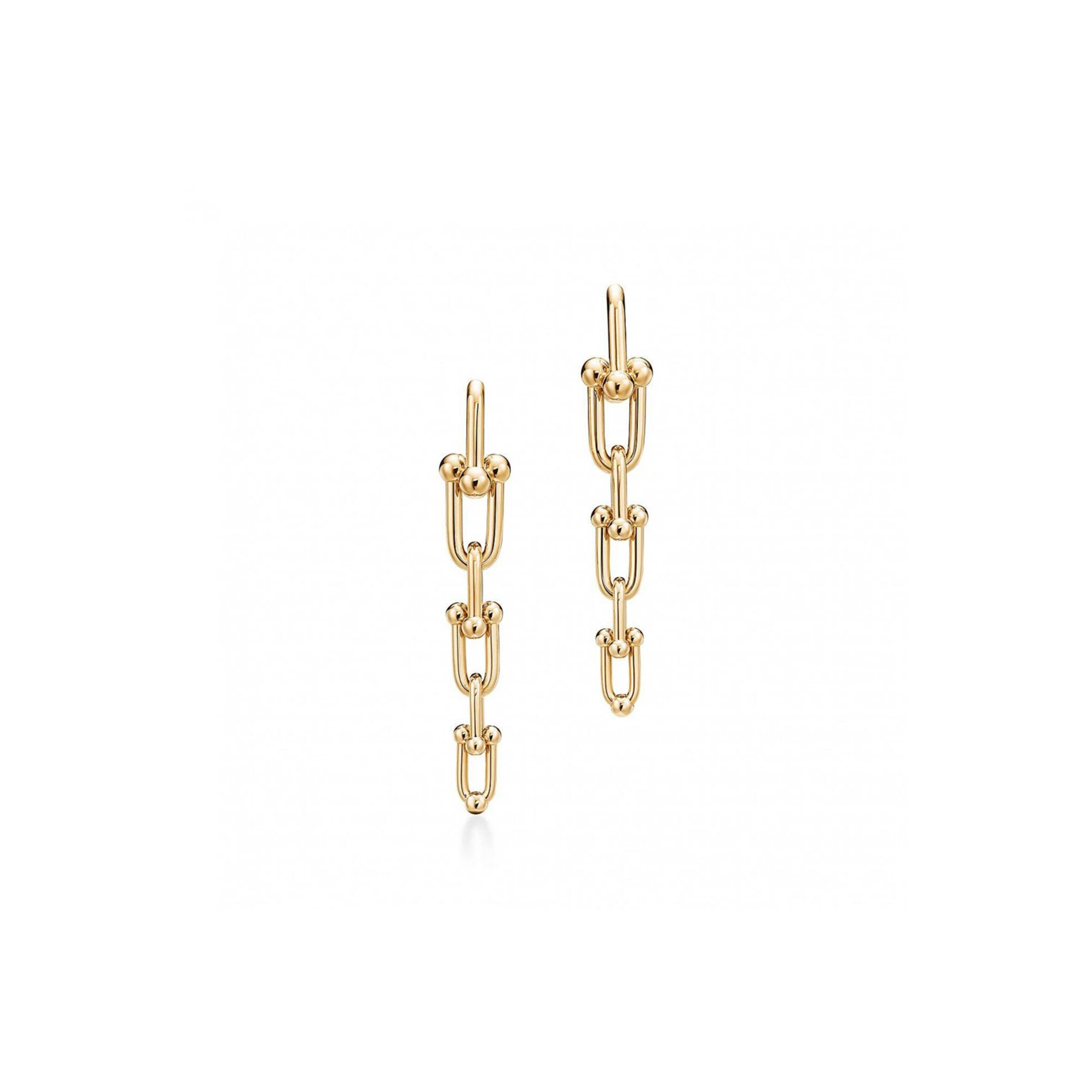 T*f*ny HARDWEAR GRADUATED LINK EARRINGS 60006354 Master Quality