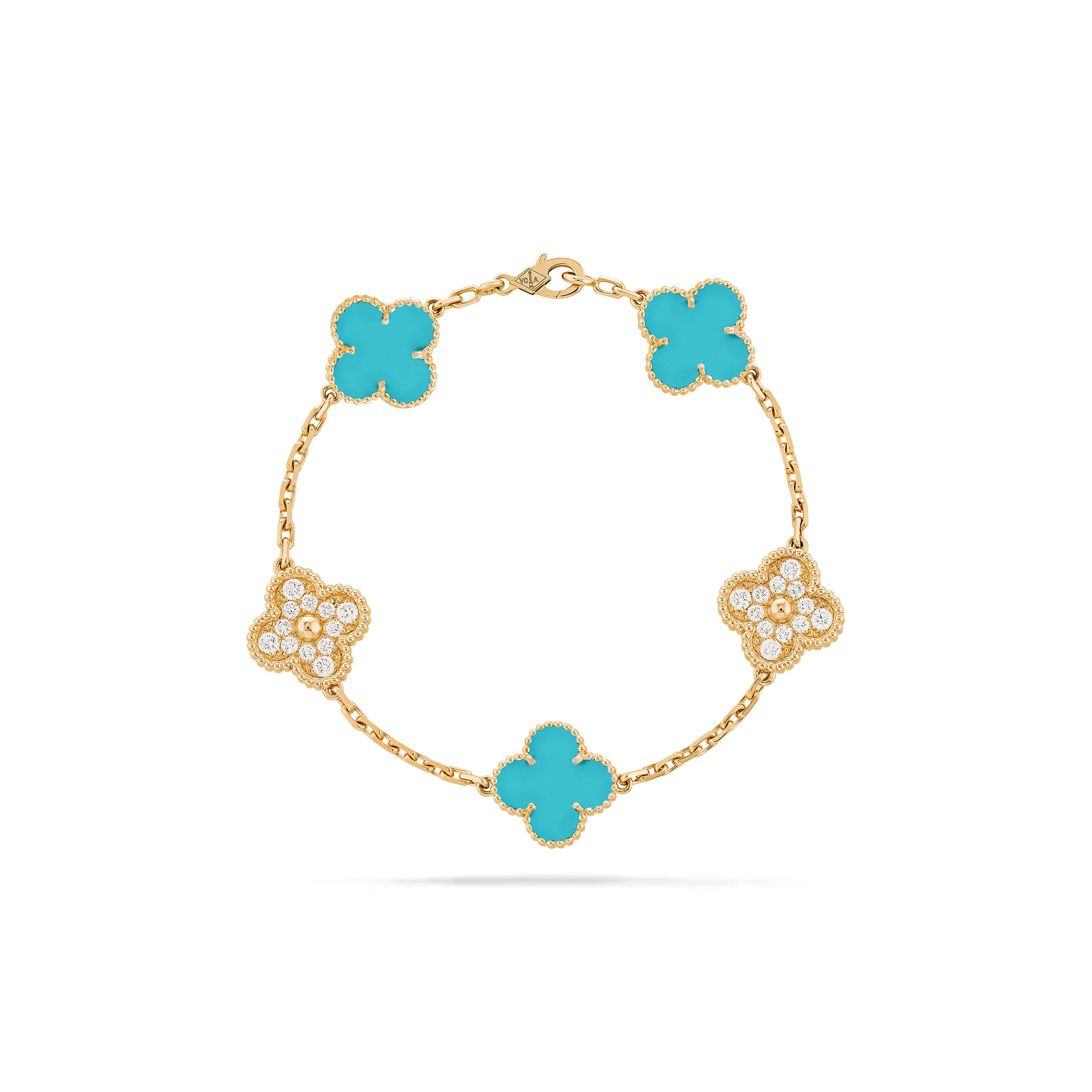 V*n Cl**f ARPELS VINTAGE ALHAMBRA BRACELET VCARD003 Master Quality