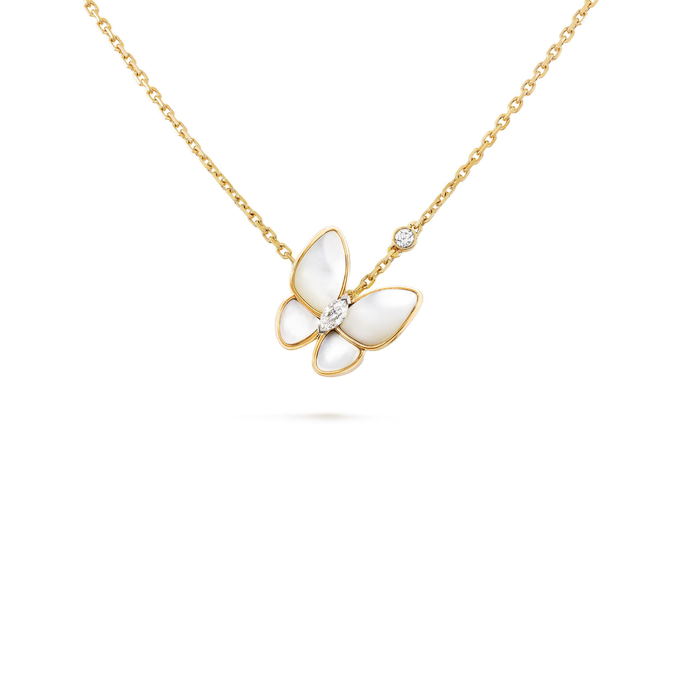 V*n Cl**f ARPELS TWO BUTTERFLY PENDANT VCARO8FB00 Master Quality