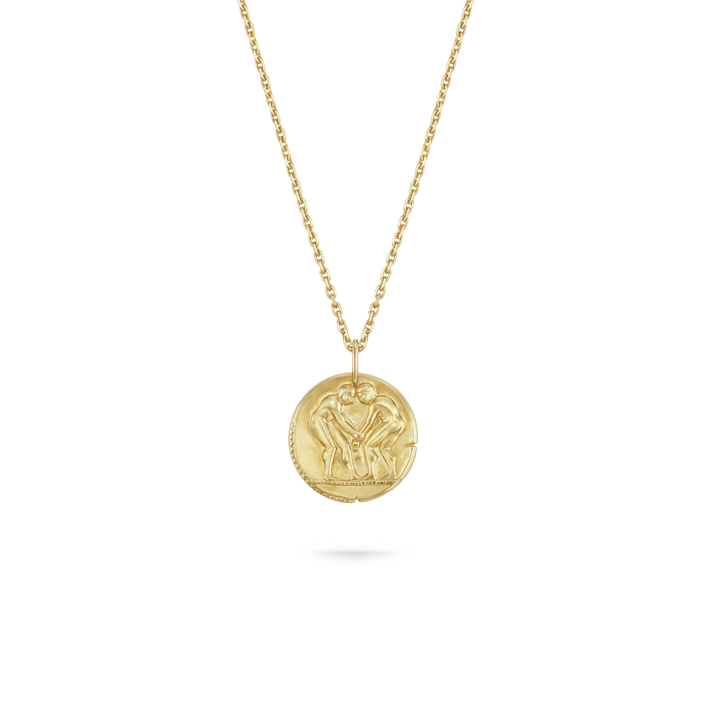 V*n Cl**f ARPELS ZODIAQUE MEDAL GEMINORUM (GEMINI) - YELLOW GOLD  VCARP7SV00 Master Quality