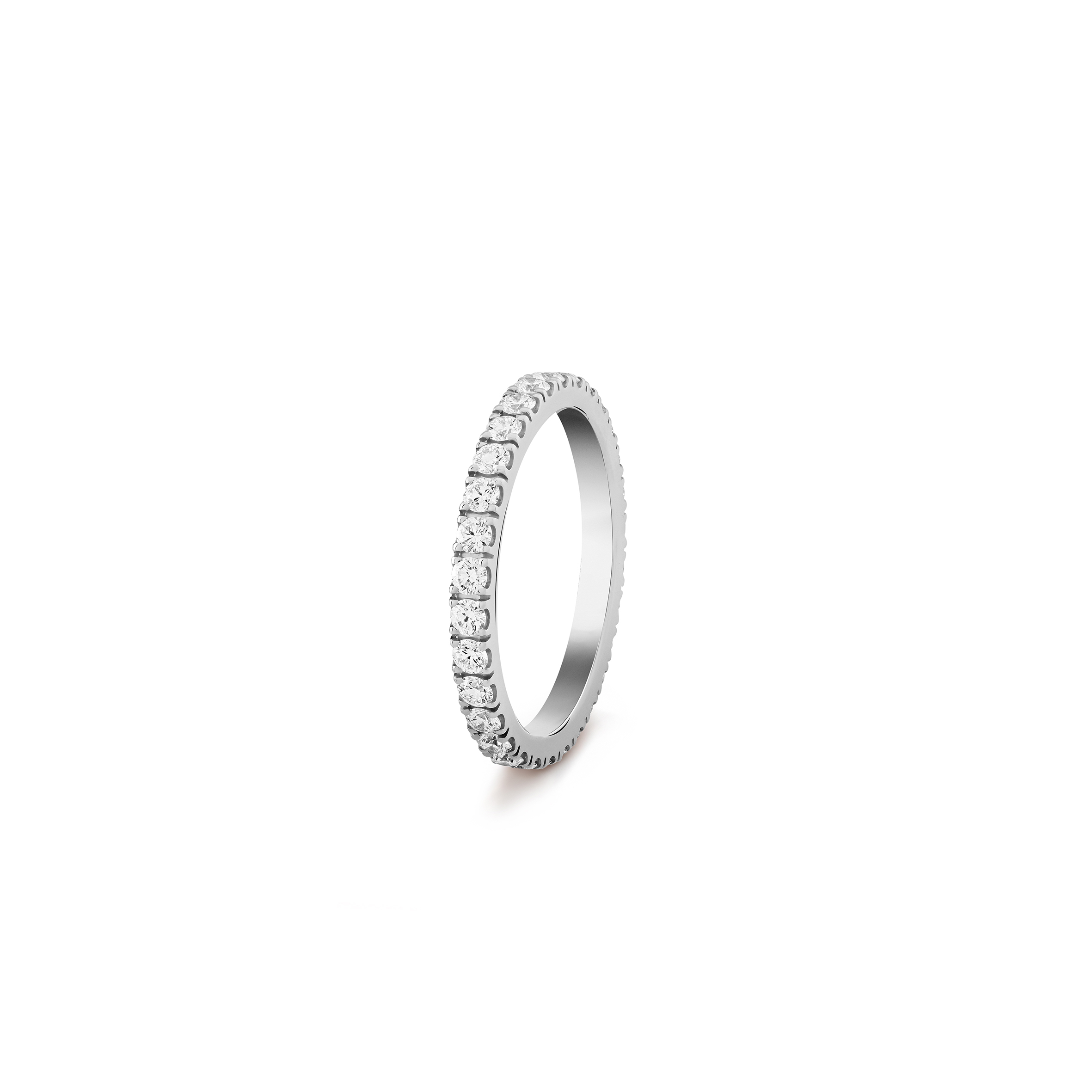 V*n Cl**f ARPELS FÉLICITÉ WEDDING BAND, 2.1 MM - WHITE GOLD, D1am0nd VCARP7RG00 Master Quality