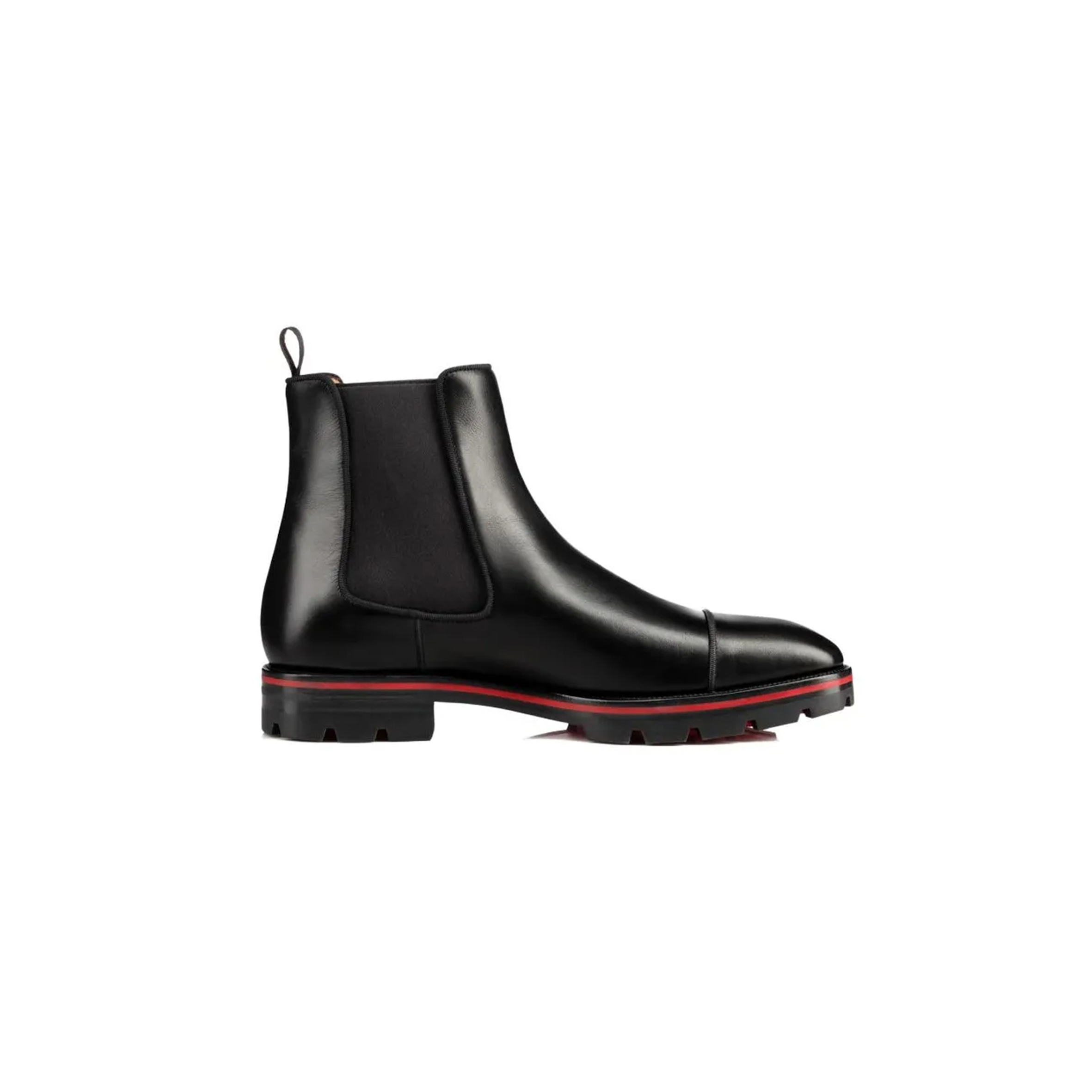 Chr1st1an LOUBOUTIN CHELSEA BOOTS MEN BLACK 3161148BK01 Master Quality