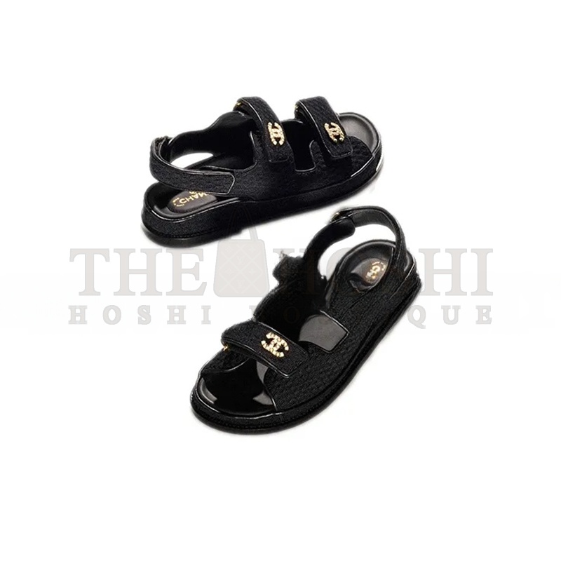 Ch**el SANDALS KNITWEAR BLACK G35927 X56555 94305 Master Quality