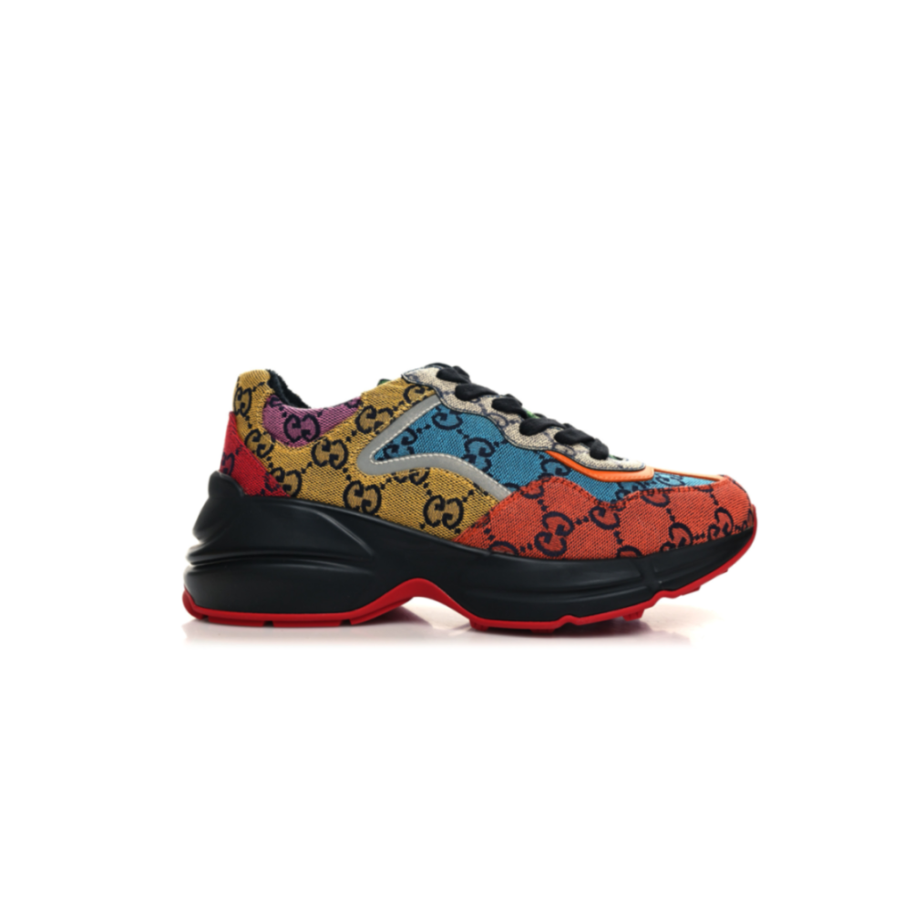 Gvc*1 MONOGRAM MULTICOLOR GG Svp*me MONOGRAM WOMENS RHYTON SNEAKERS Master Quality