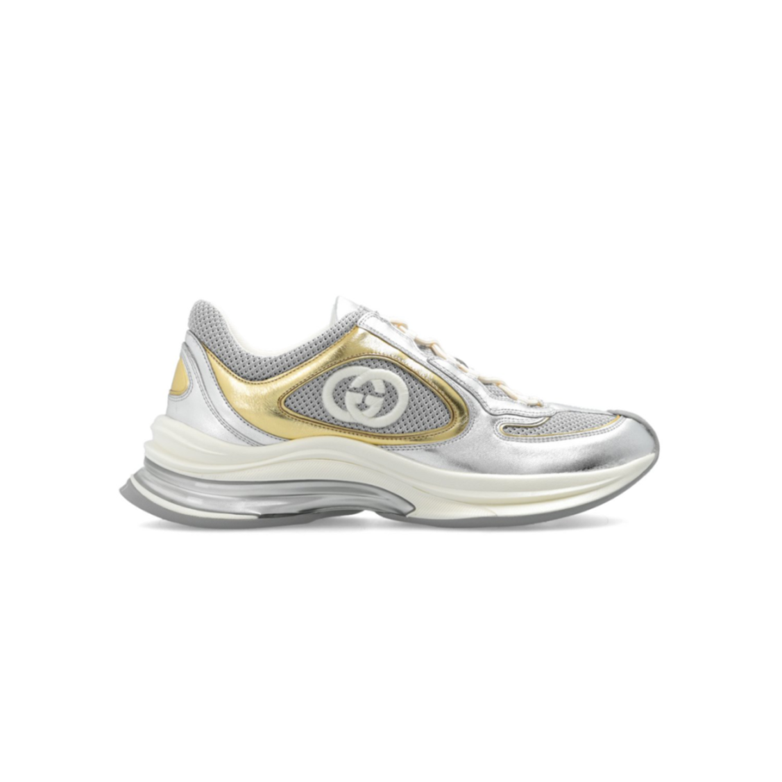 Gvc*1 PANELLED LACE-UP SNEAKERS 746939 Master Quality