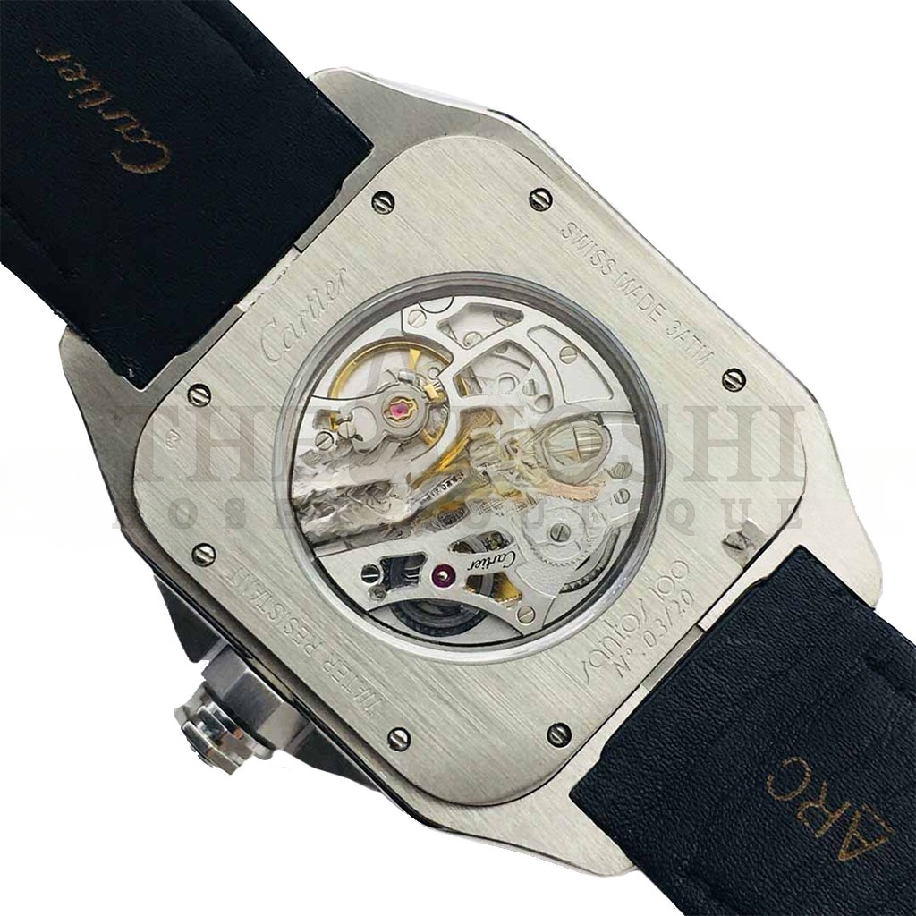 Ca*t1er SANTOS THREE-SIDED 45MM WATCH WM505914 Master Quality