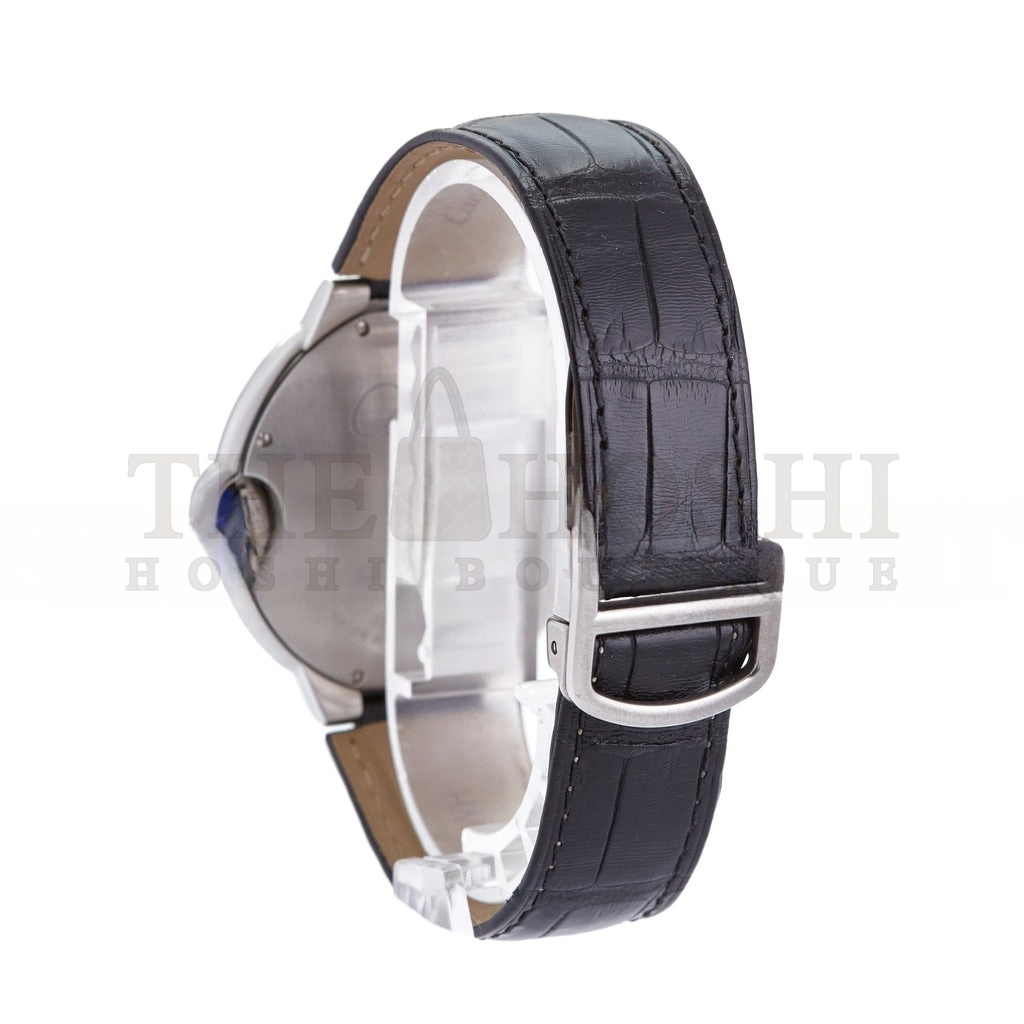 Ca*t1er BALLON BLEU SERIES BLACK LEATHER STRAP 42MM WATCH WSBB0003 Master Quality