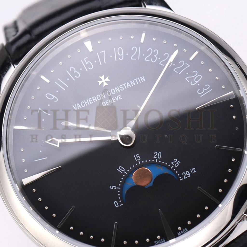 VACHERON C0nstan1n PATRIMONY MOON PHASE RETROGRADE DATE 42.5 MM WATCH 4010U/000G-B330 Master Quality