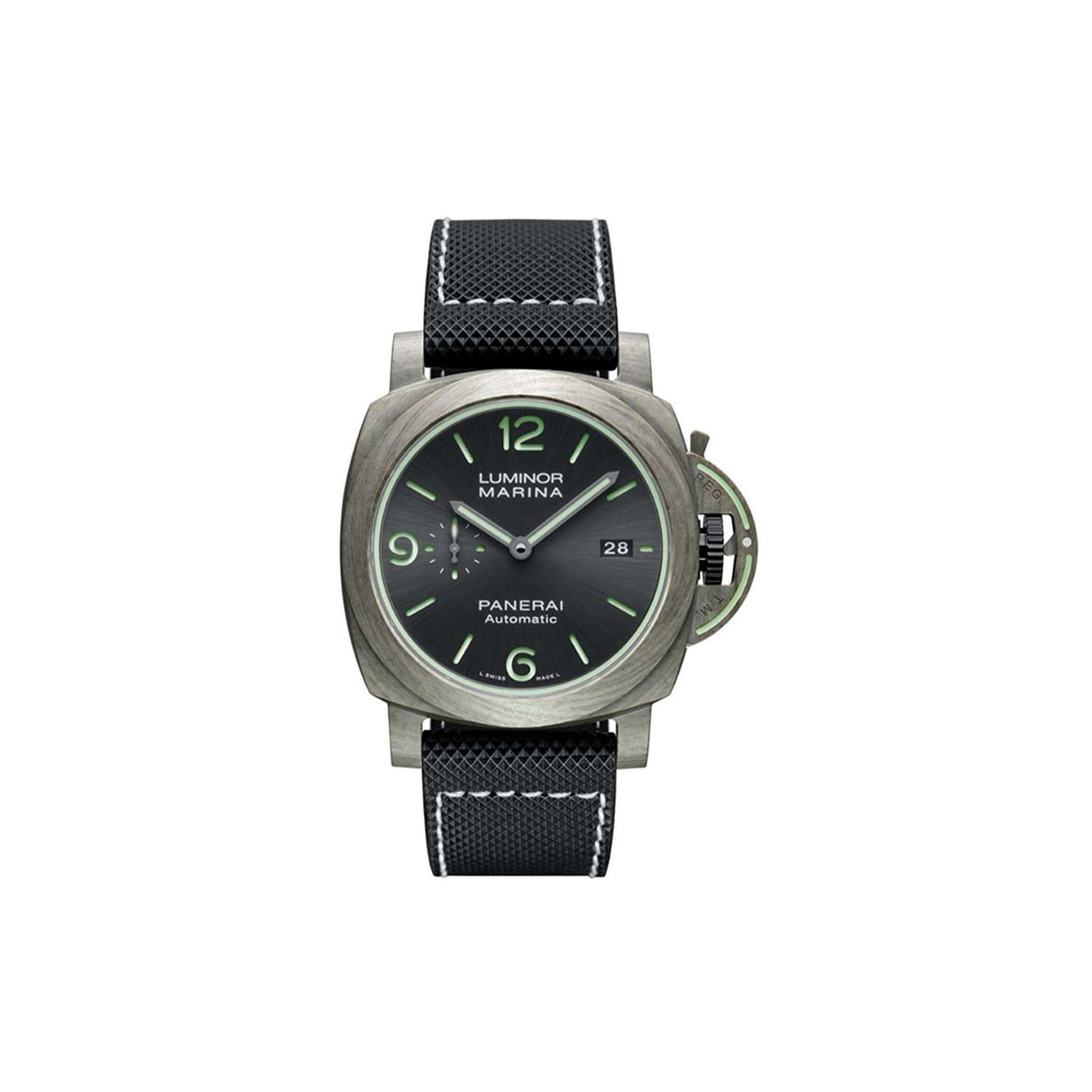 Pa*e*a1 LUMINOR MARINA 44MM TITANIUM CANVAS STRAP GREY DIAL WATCH PAM01119 Master Quality